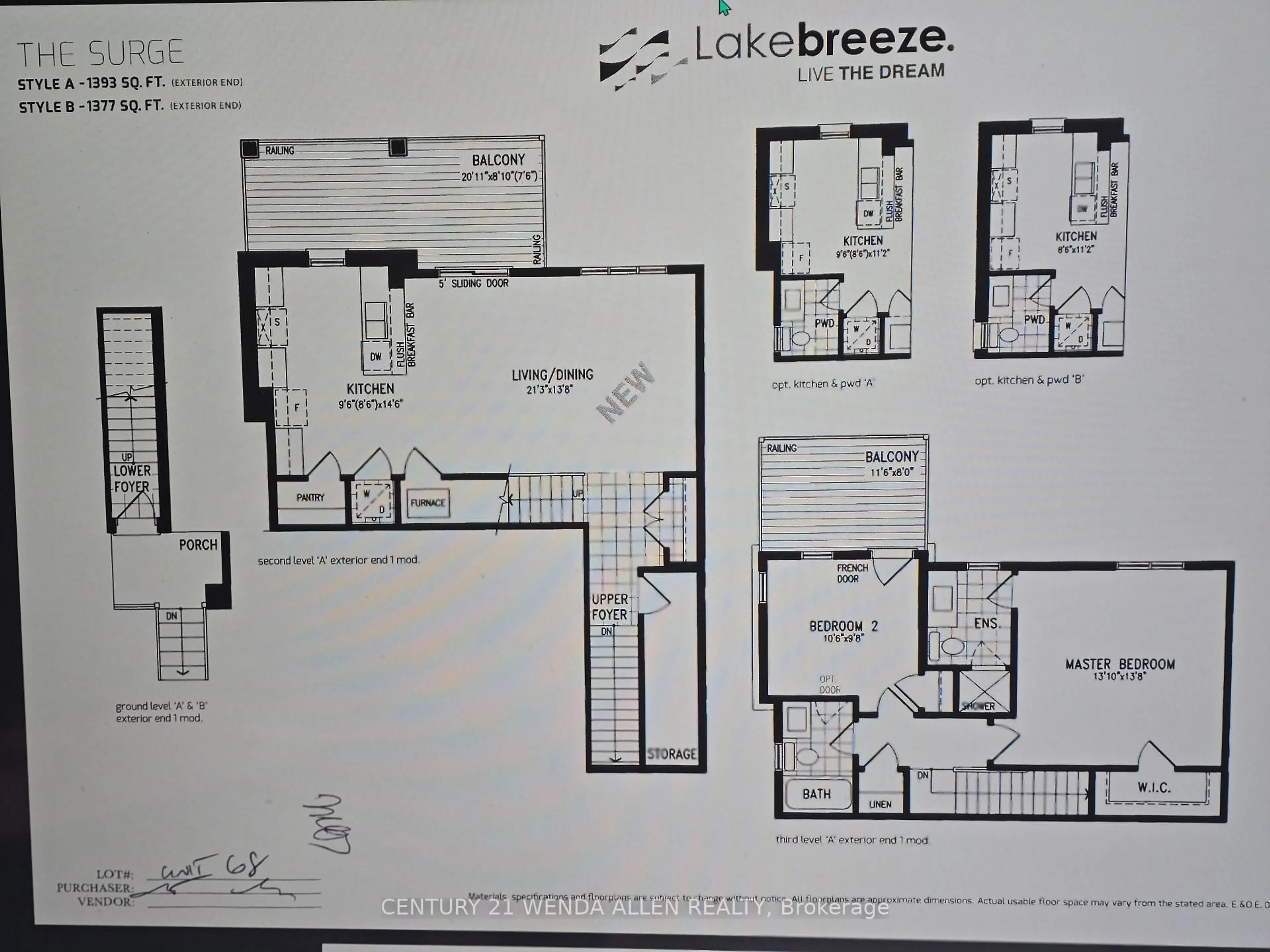 Floor plan for 38D Lookout Dr, Clarington Ontario L1C 7G2
