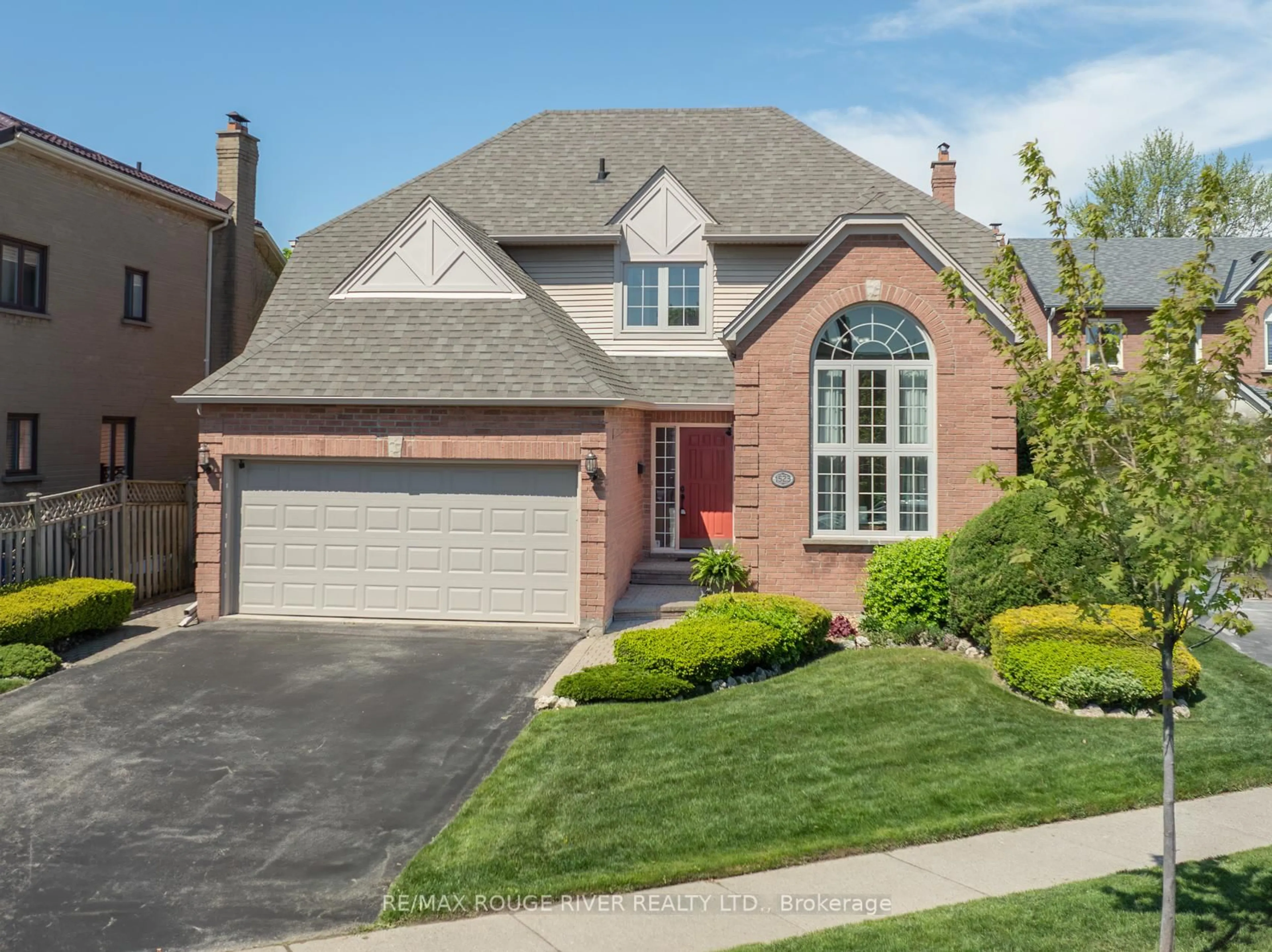 Home with brick exterior material, street for 1523 Saugeen Dr, Pickering Ontario L1V 5N7