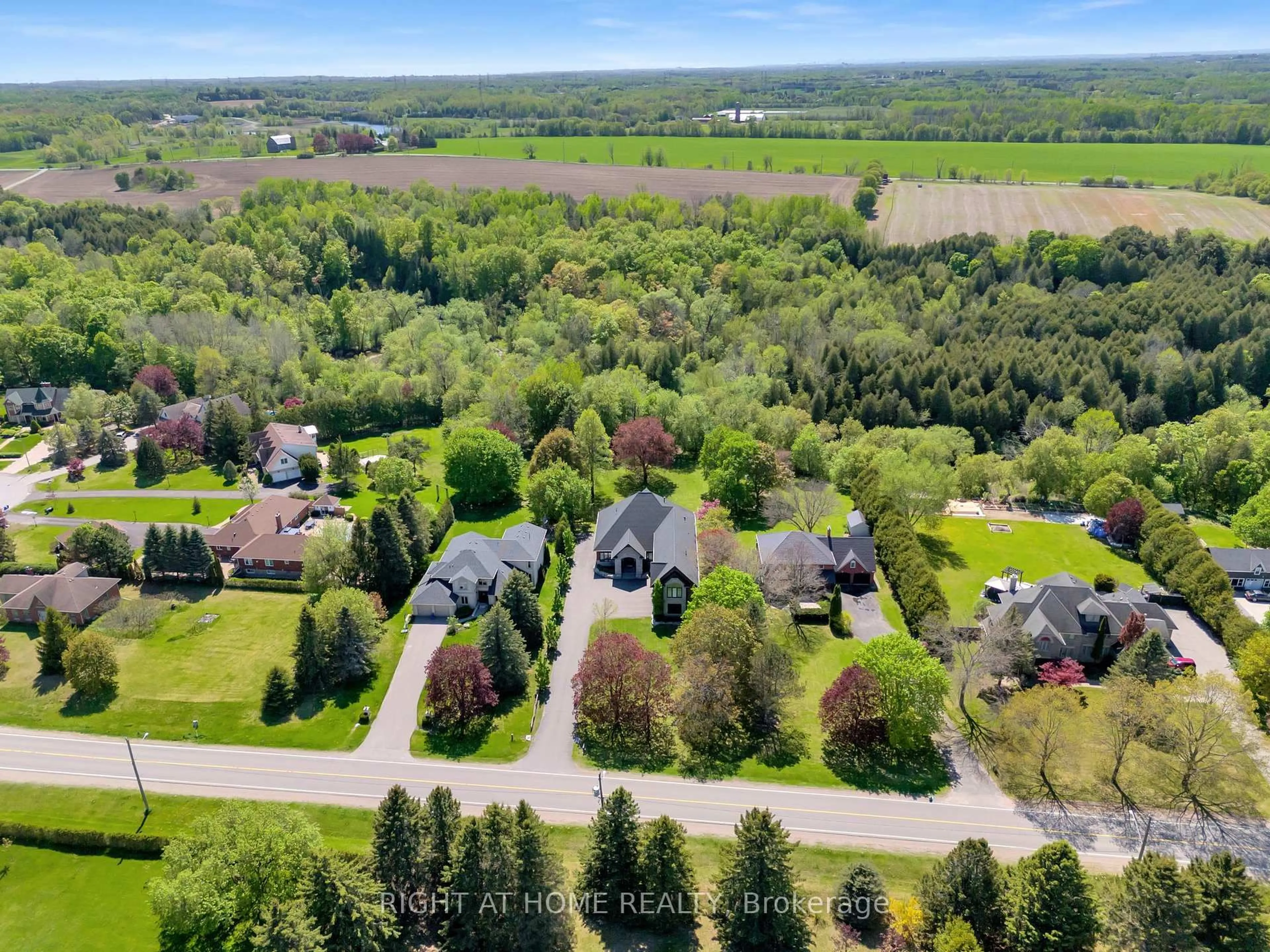 A pic from outside/outdoor area/front of a property/back of a property/a pic from drone, unknown for 3634 Old Scugog Rd, Clarington Ontario L1C 4J2
