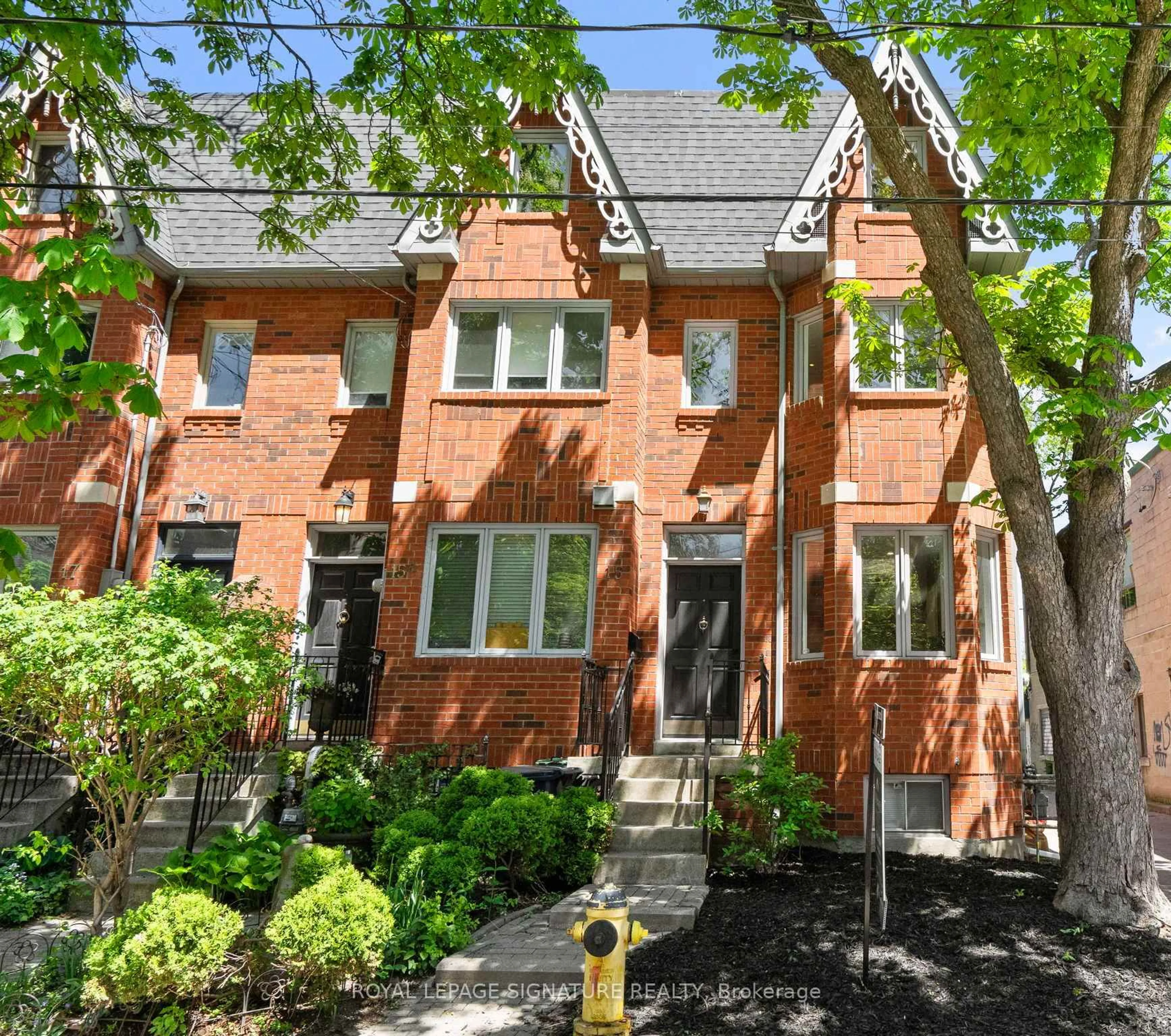 Home with brick exterior material, street for 15 Boulton Ave, Toronto Ontario M4M 2J4