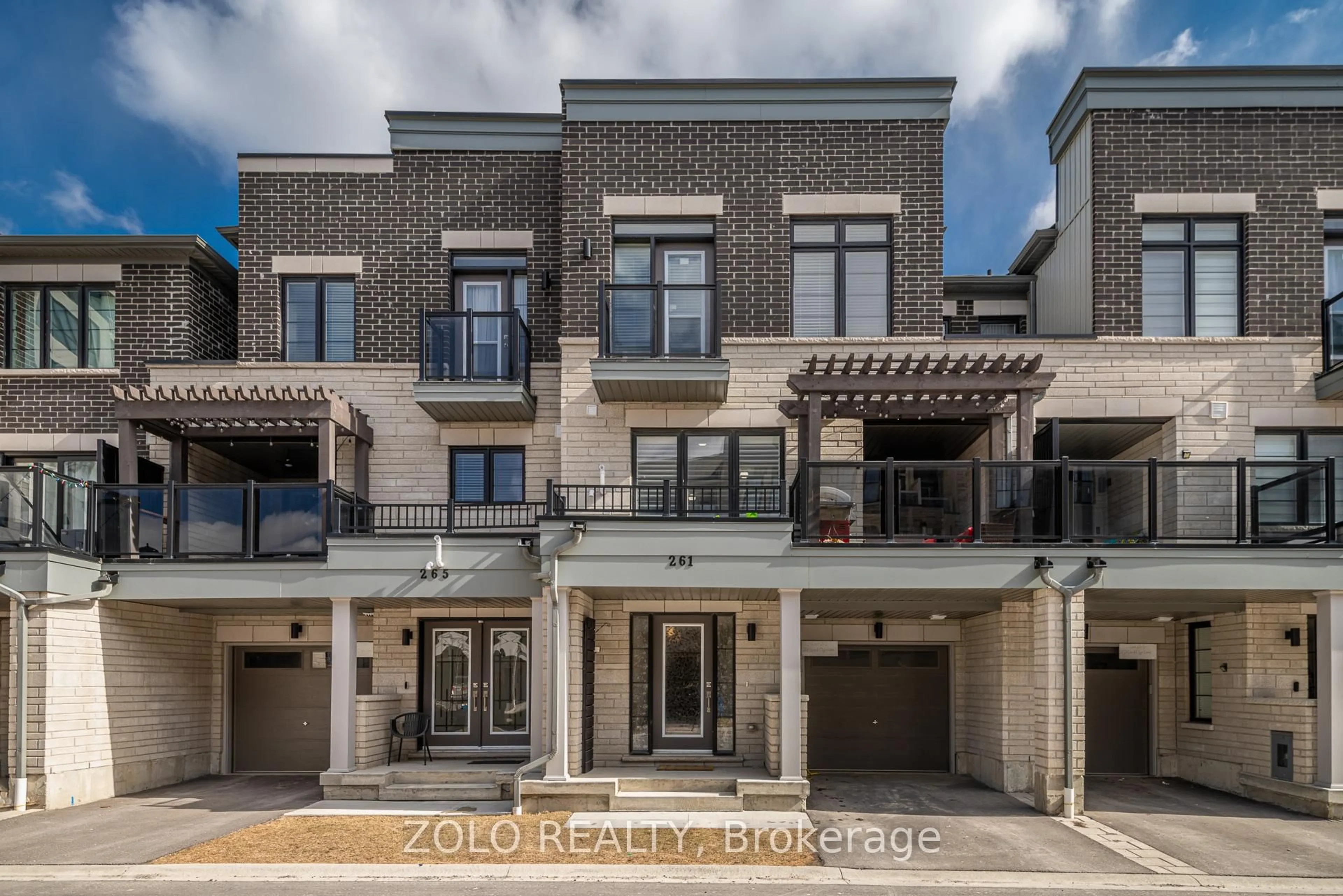Home with brick exterior material, street for 261 LORD ELGIN Lane, Clarington Ontario L1C 7E5