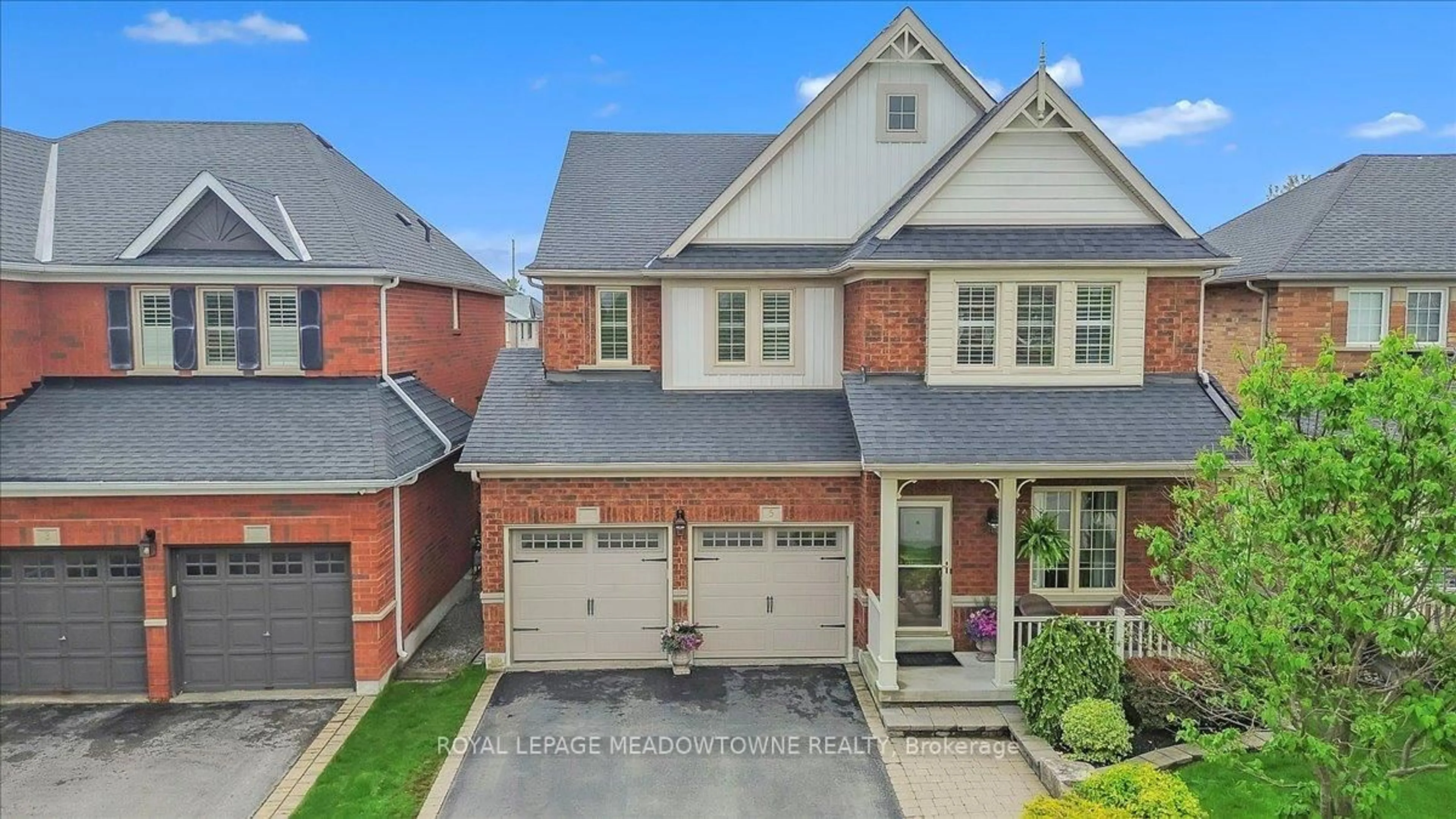 Home with brick exterior material, street for 5 Freer Cres, Ajax Ontario L1T 4N5