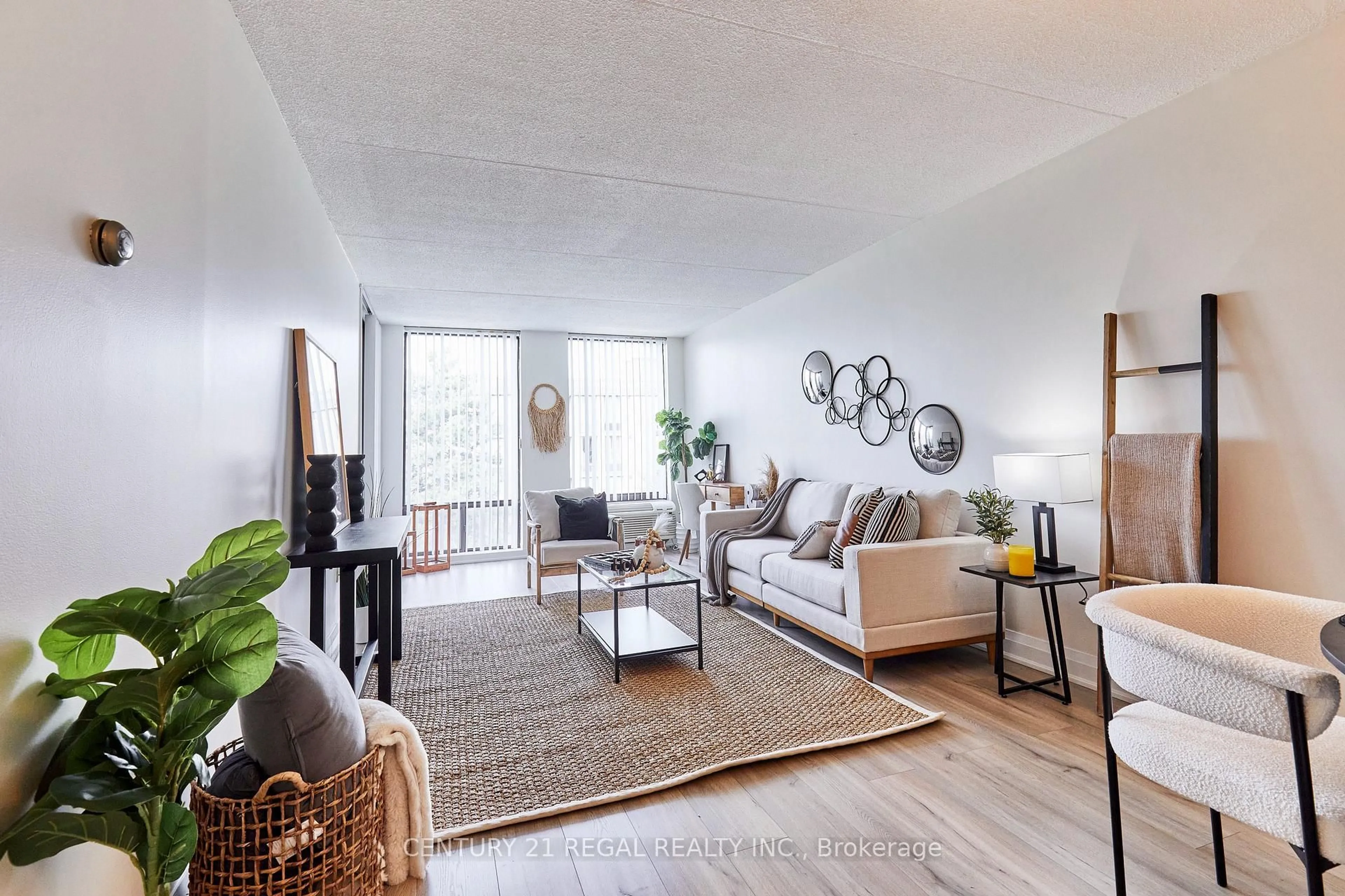 Living room with furniture, unknown for 1535 Diefenbaker Crt #408, Pickering Ontario L1V 3W2