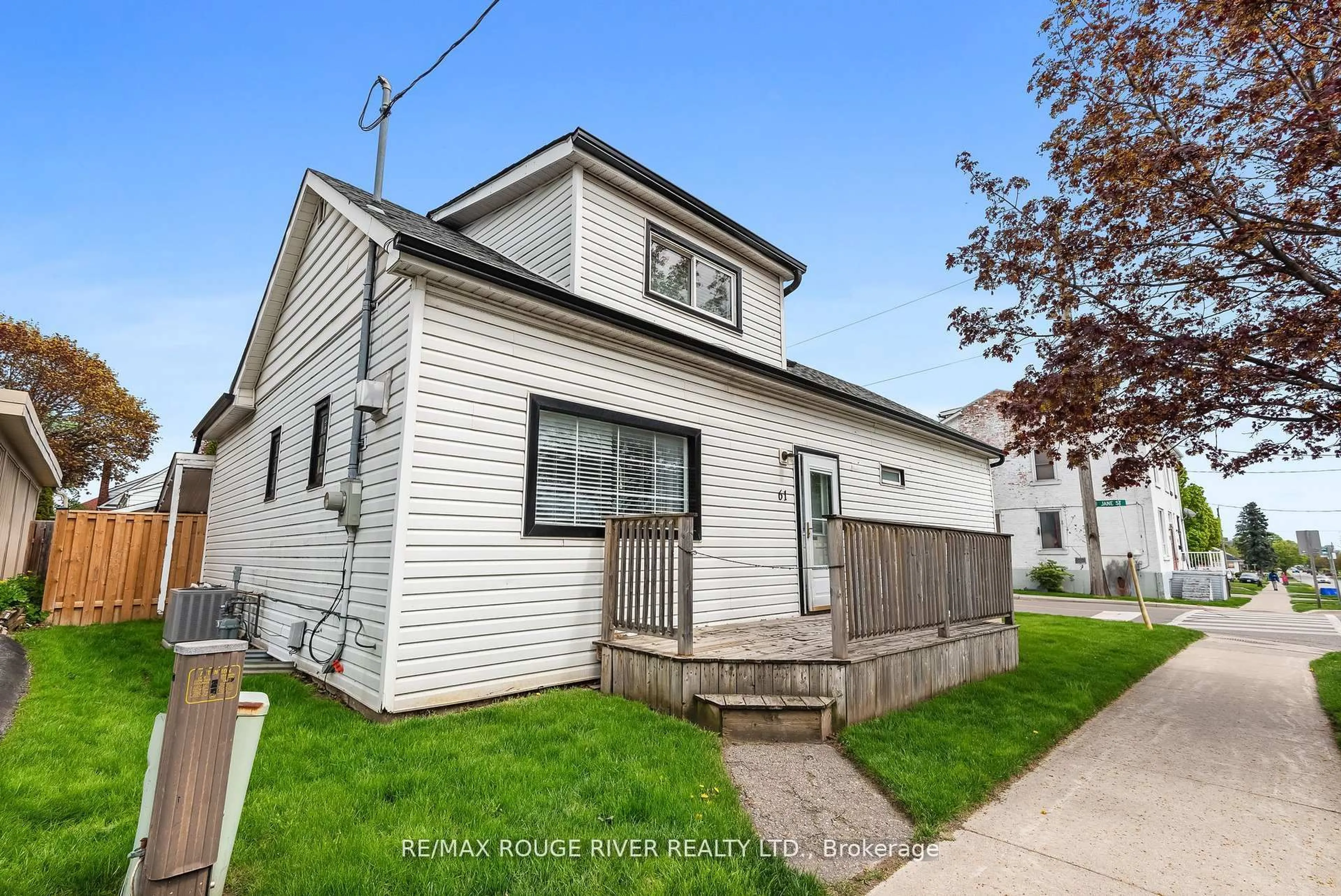 Home with vinyl exterior material, street for 61 Liberty St, Clarington Ontario L1C 2N6
