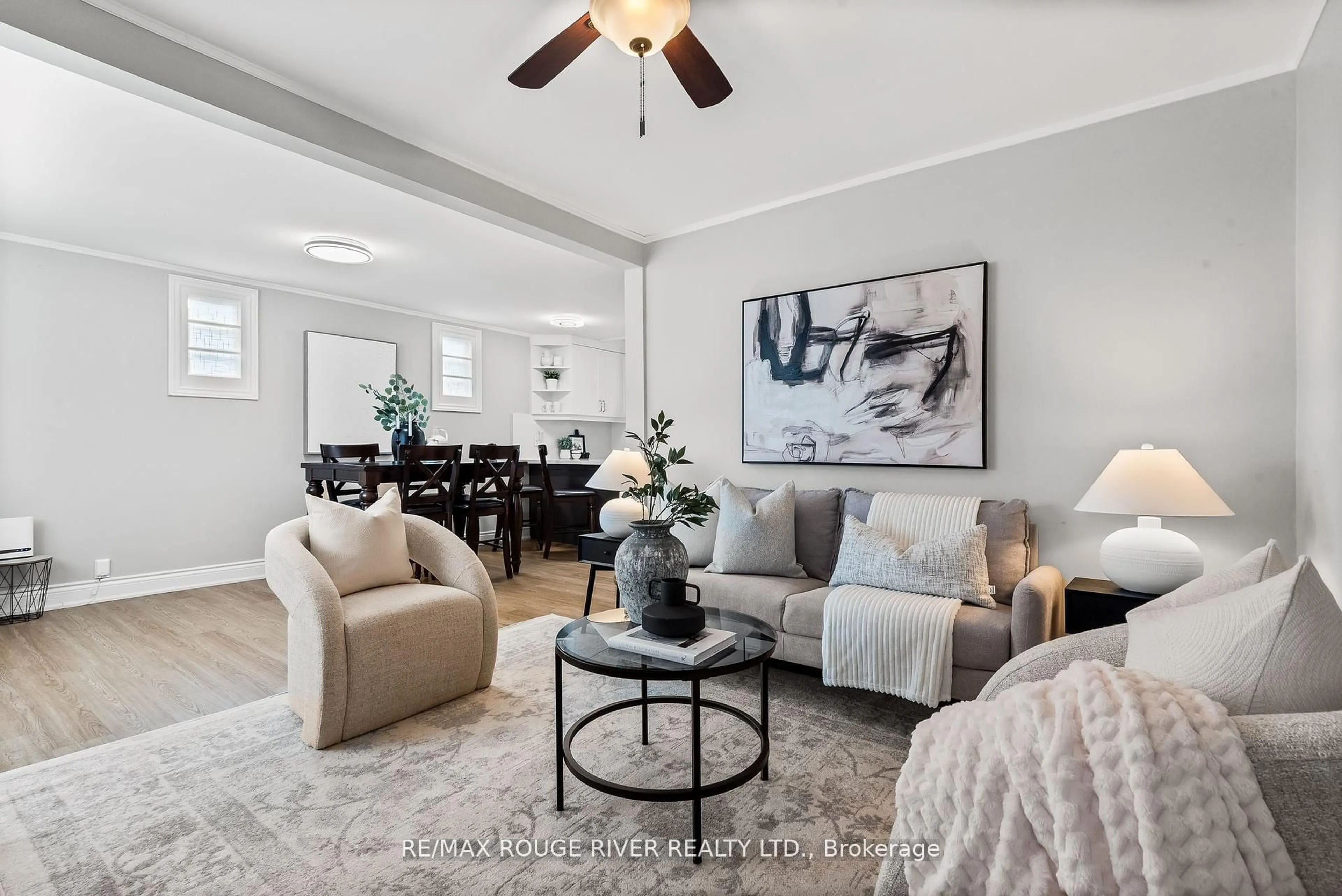 Living room with furniture, unknown for 61 Liberty St, Clarington Ontario L1C 2N6