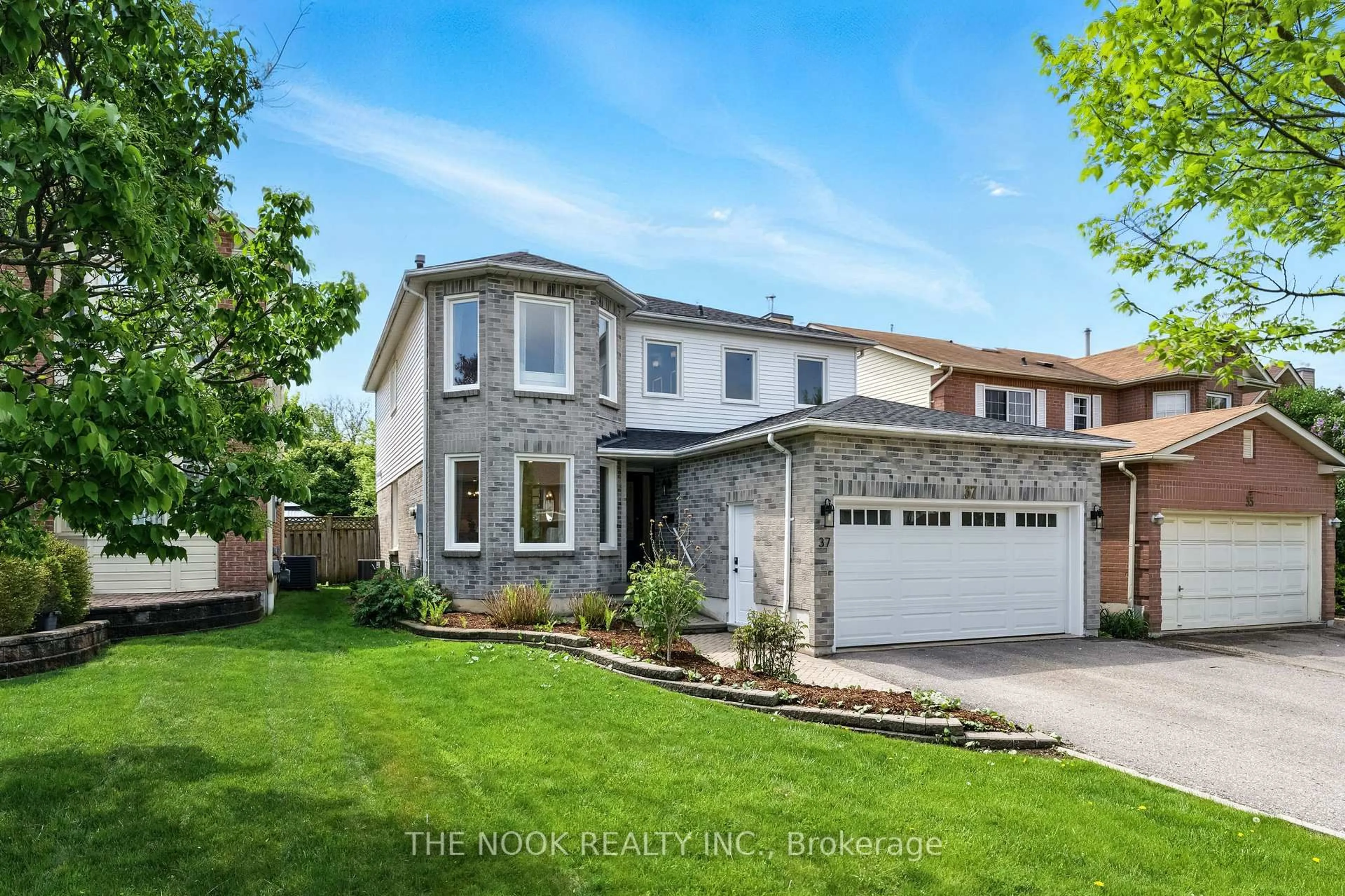 Home with brick exterior material, street for 37 Reed Dr, Ajax Ontario L1S 5S2