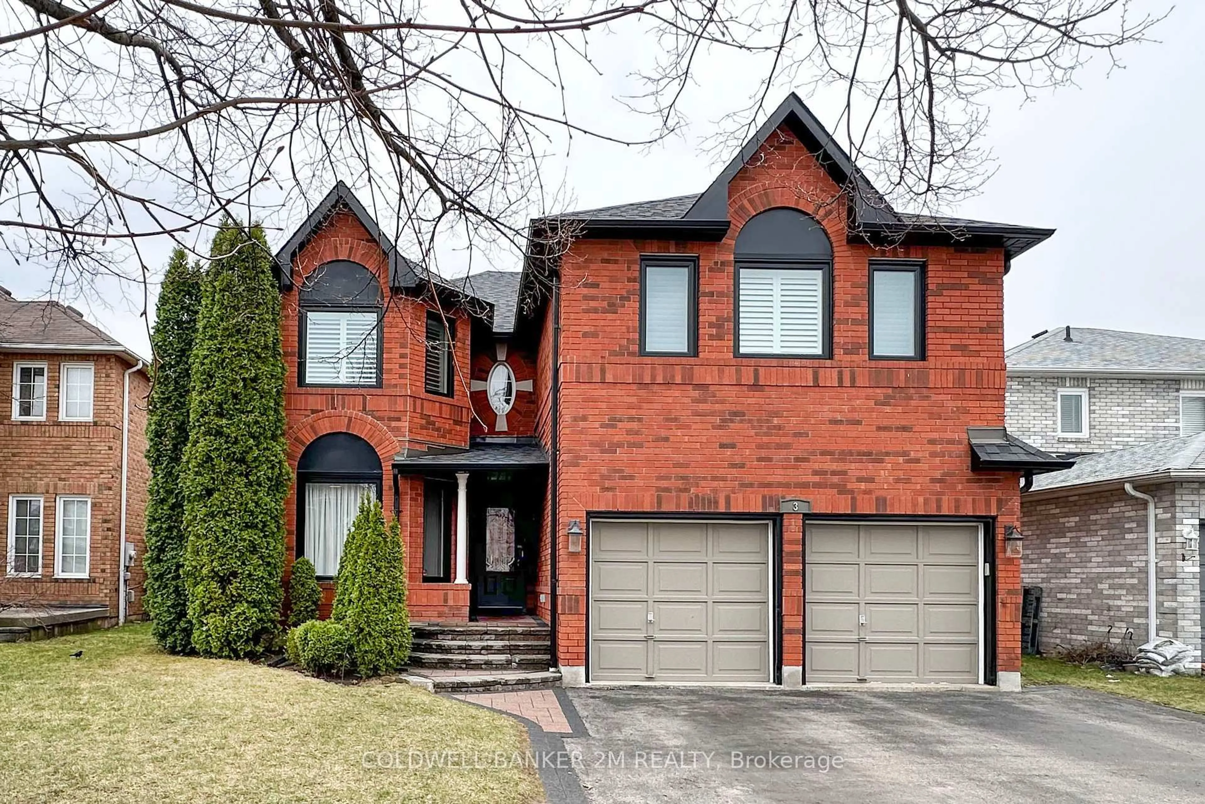 Home with brick exterior material, street for 3 Pogson Dr, Whitby Ontario L1R 2J1