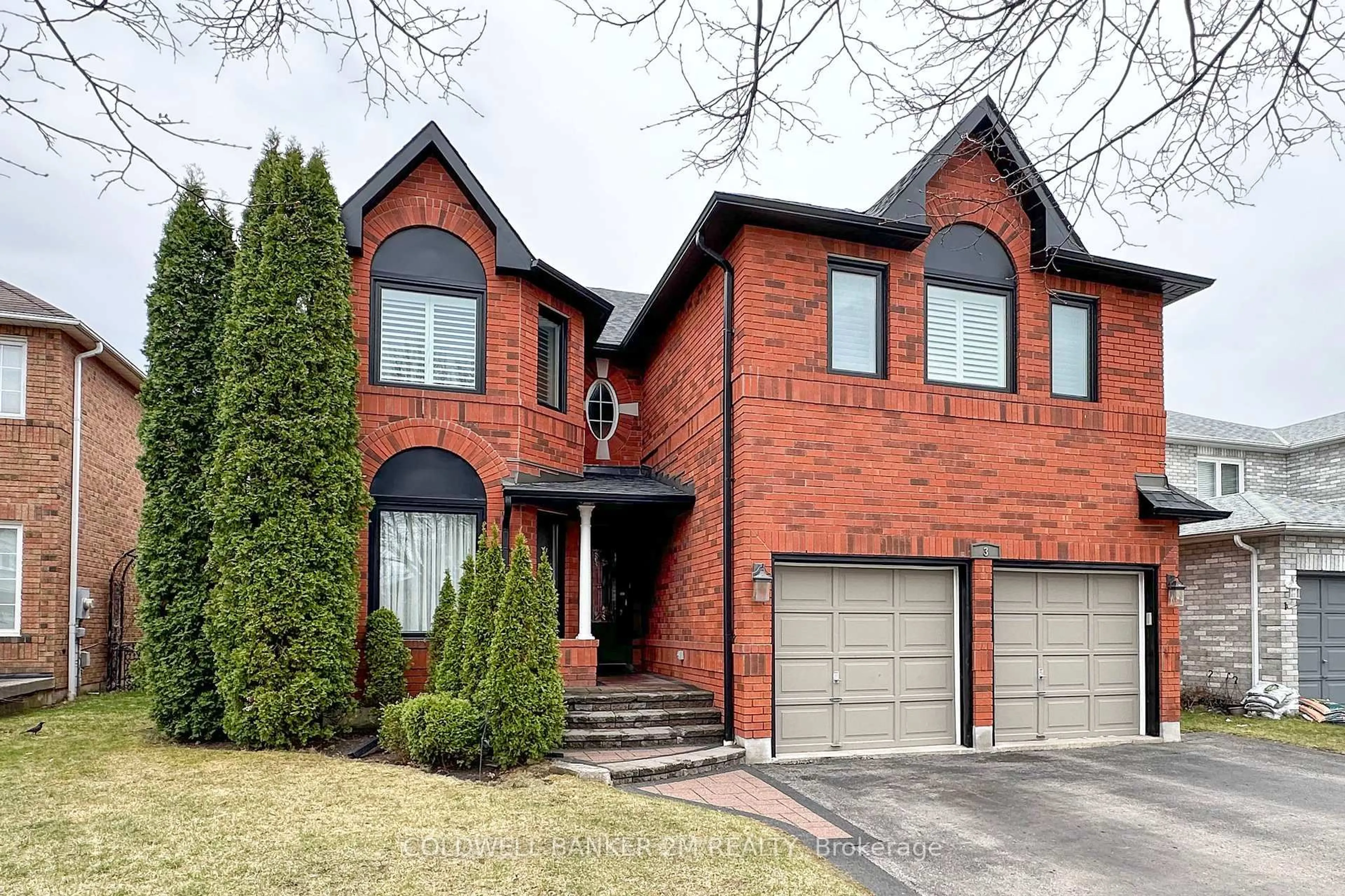 Home with brick exterior material, street for 3 Pogson Dr, Whitby Ontario L1R 2J1