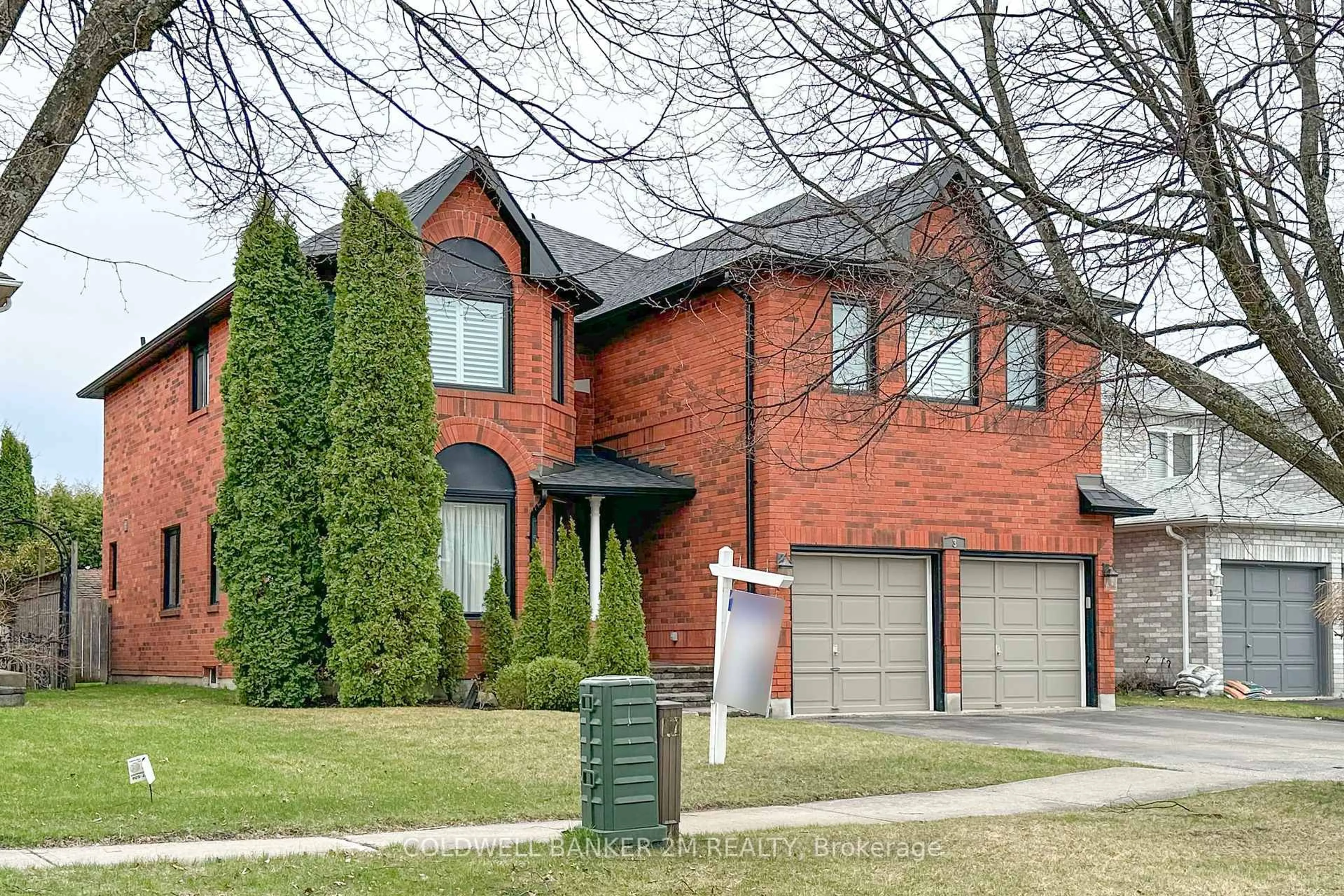 Home with brick exterior material, street for 3 Pogson Dr, Whitby Ontario L1R 2J1