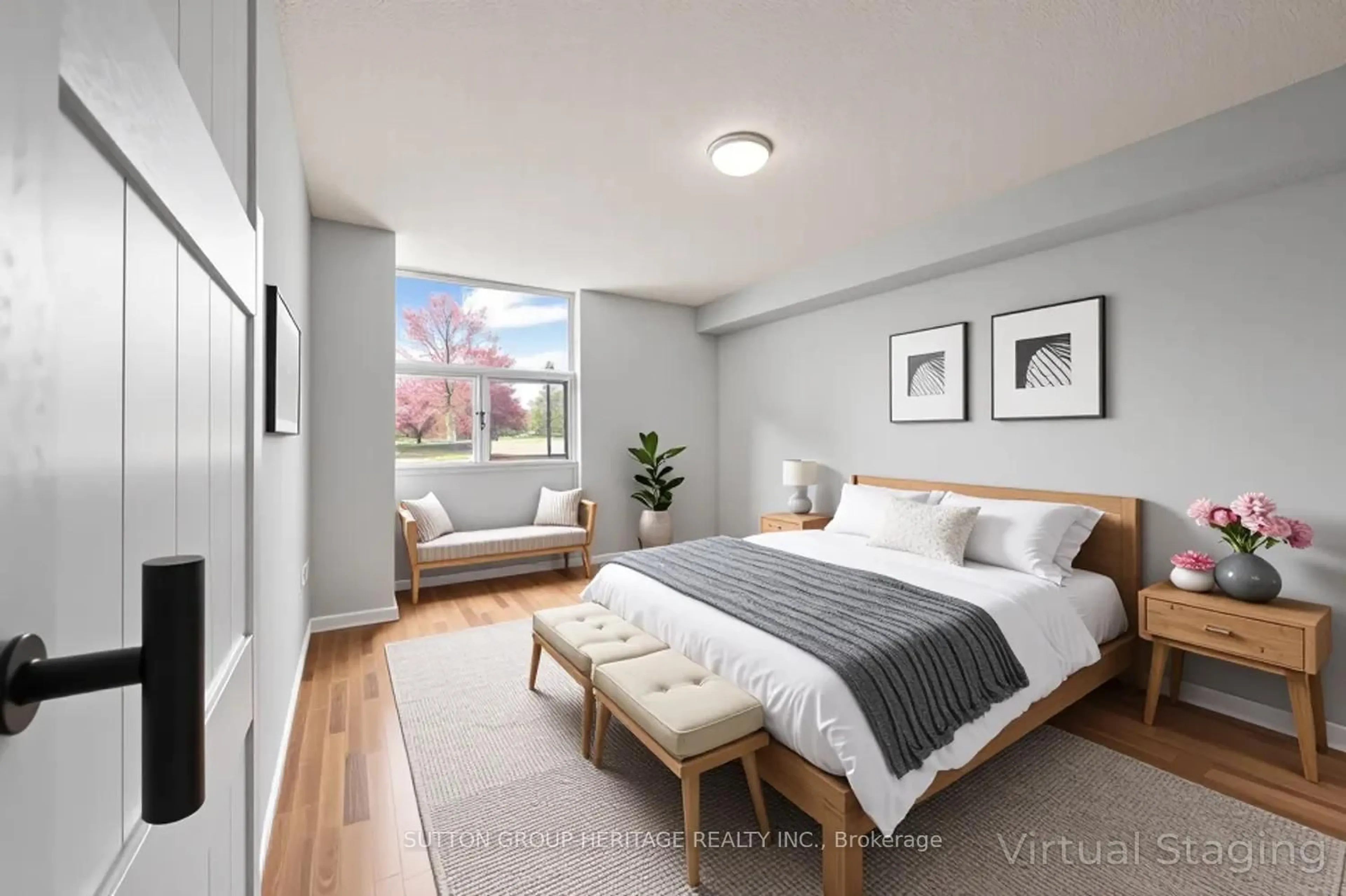 Bedroom with bed, unknown for 66 Falby Crt #207, Ajax Ontario L1S 3L2