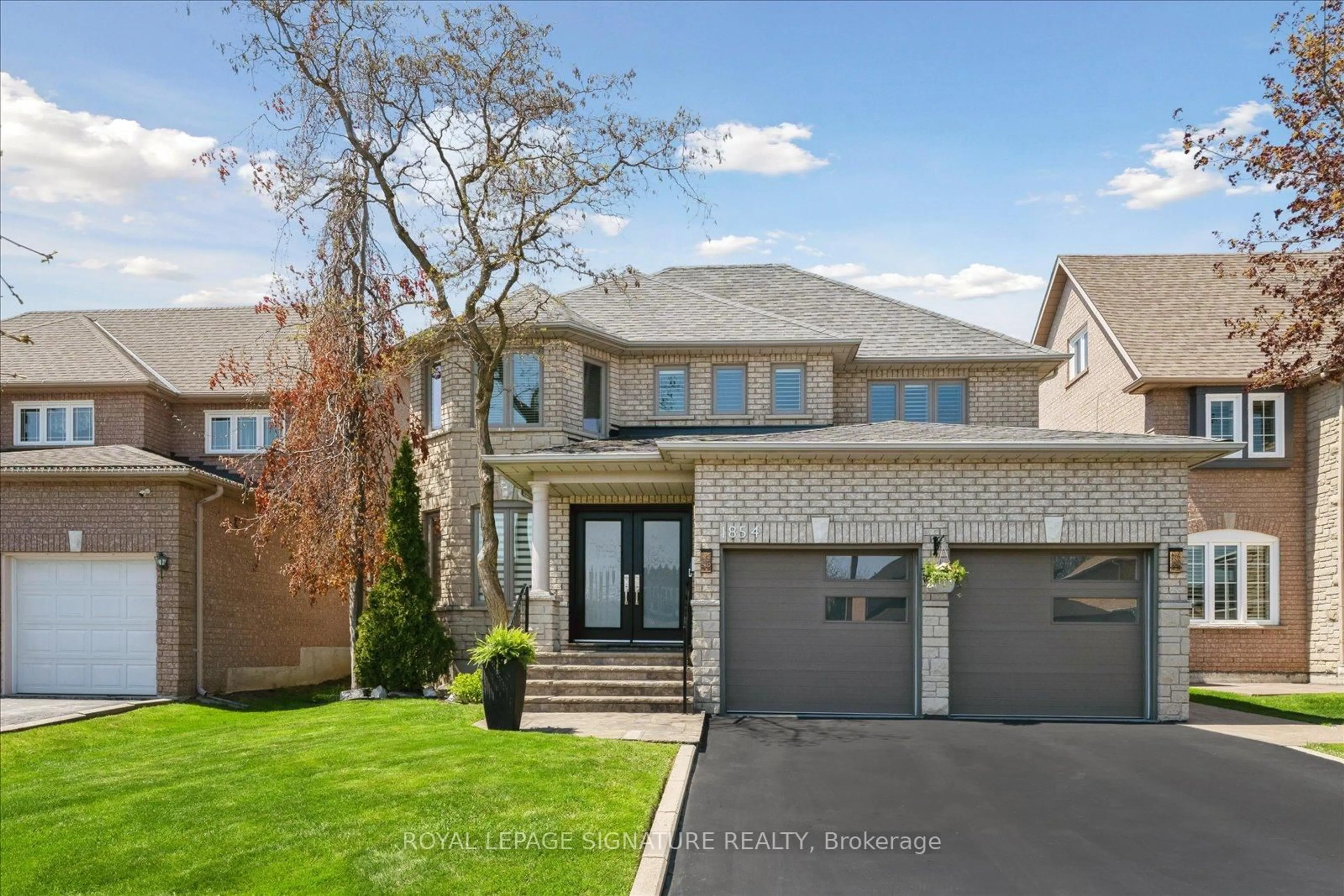 Home with brick exterior material, street for 1854 Rosebank Rd, Pickering Ontario L1V 6Y1