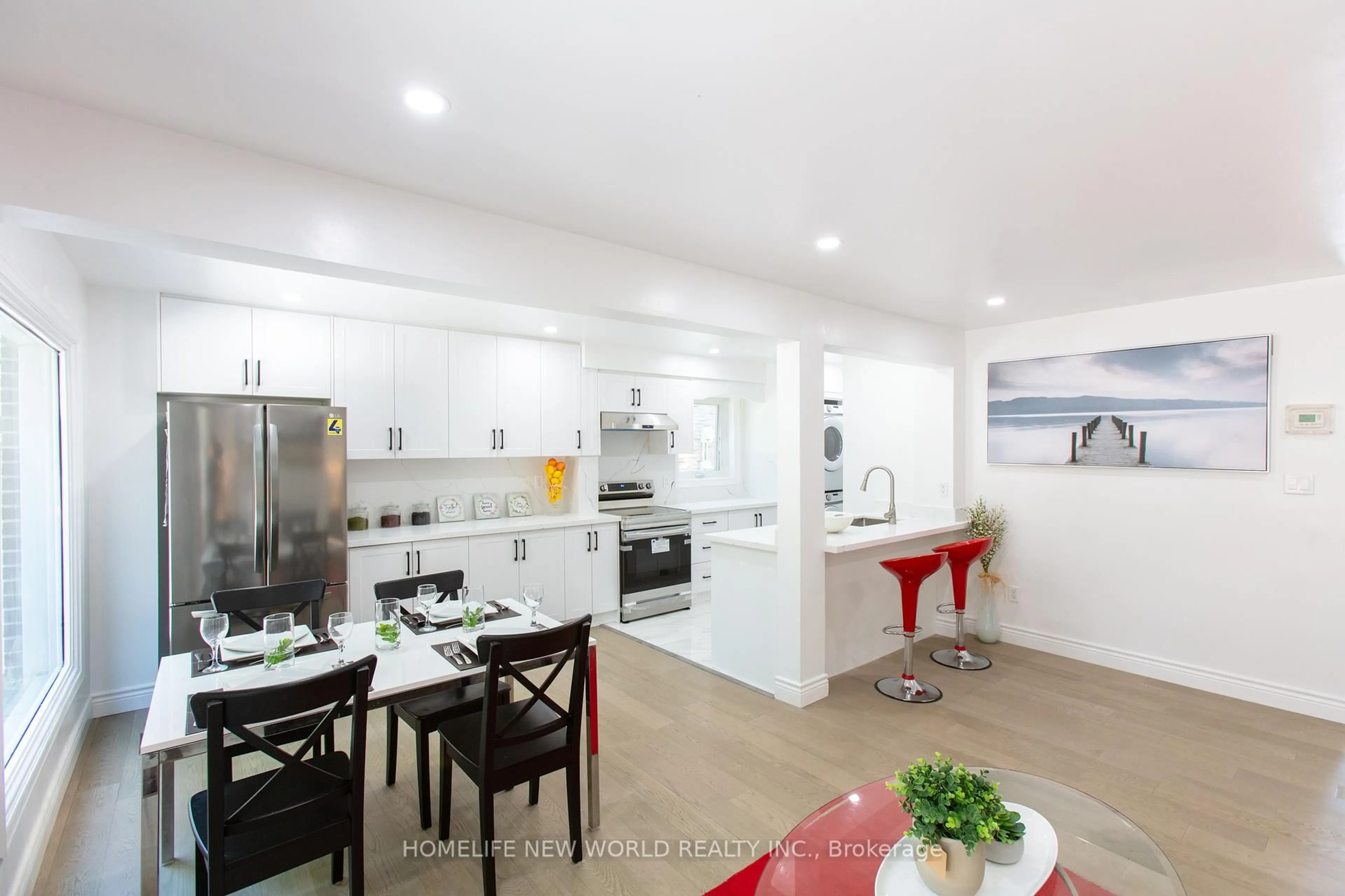 Open concept kitchen, unknown for 334 Chartland Blvd, Toronto Ontario M1S 3P3