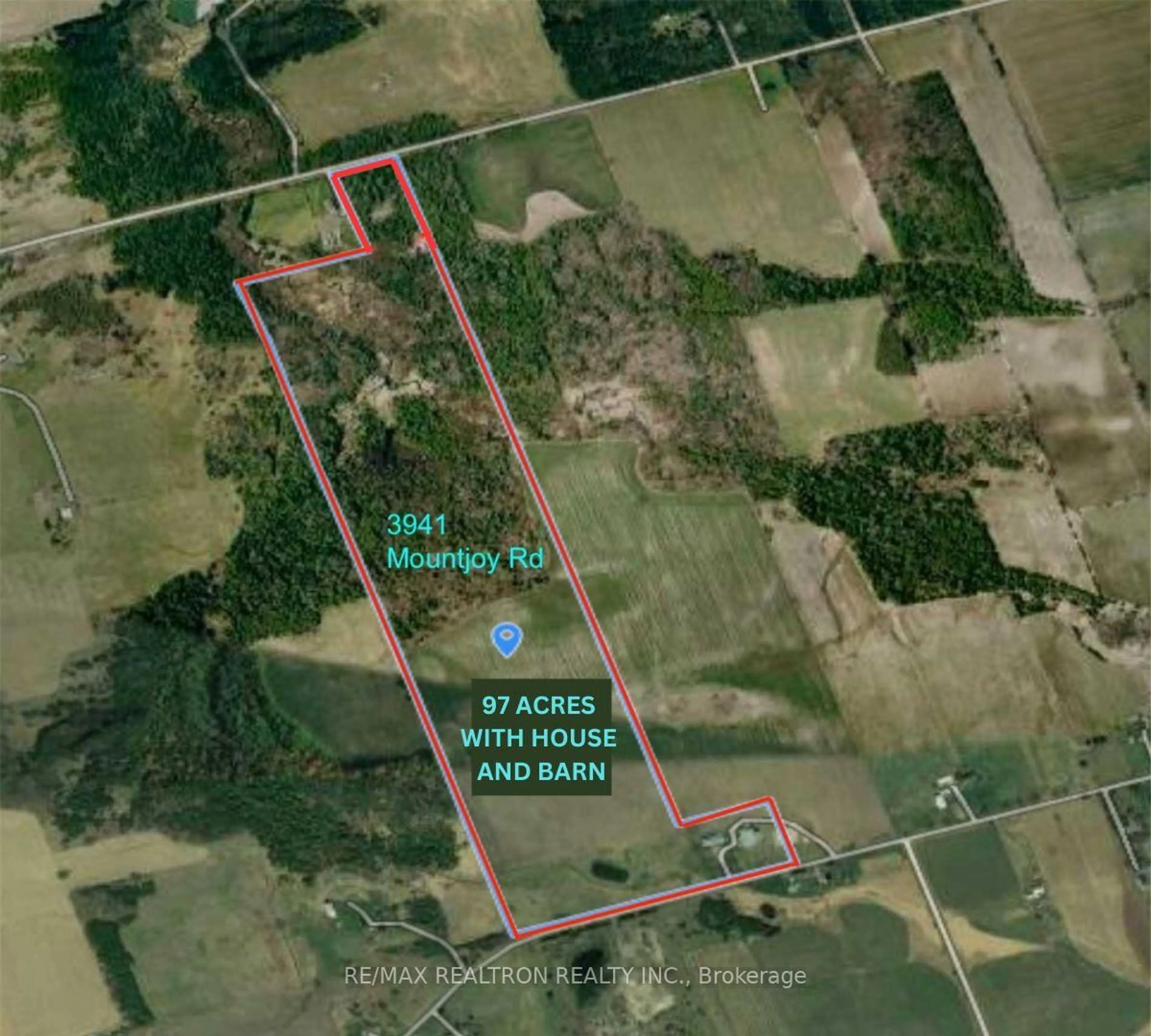 Picture of a map for 3941 Mountjoy Rd, Scugog Ontario L0B 1B0
