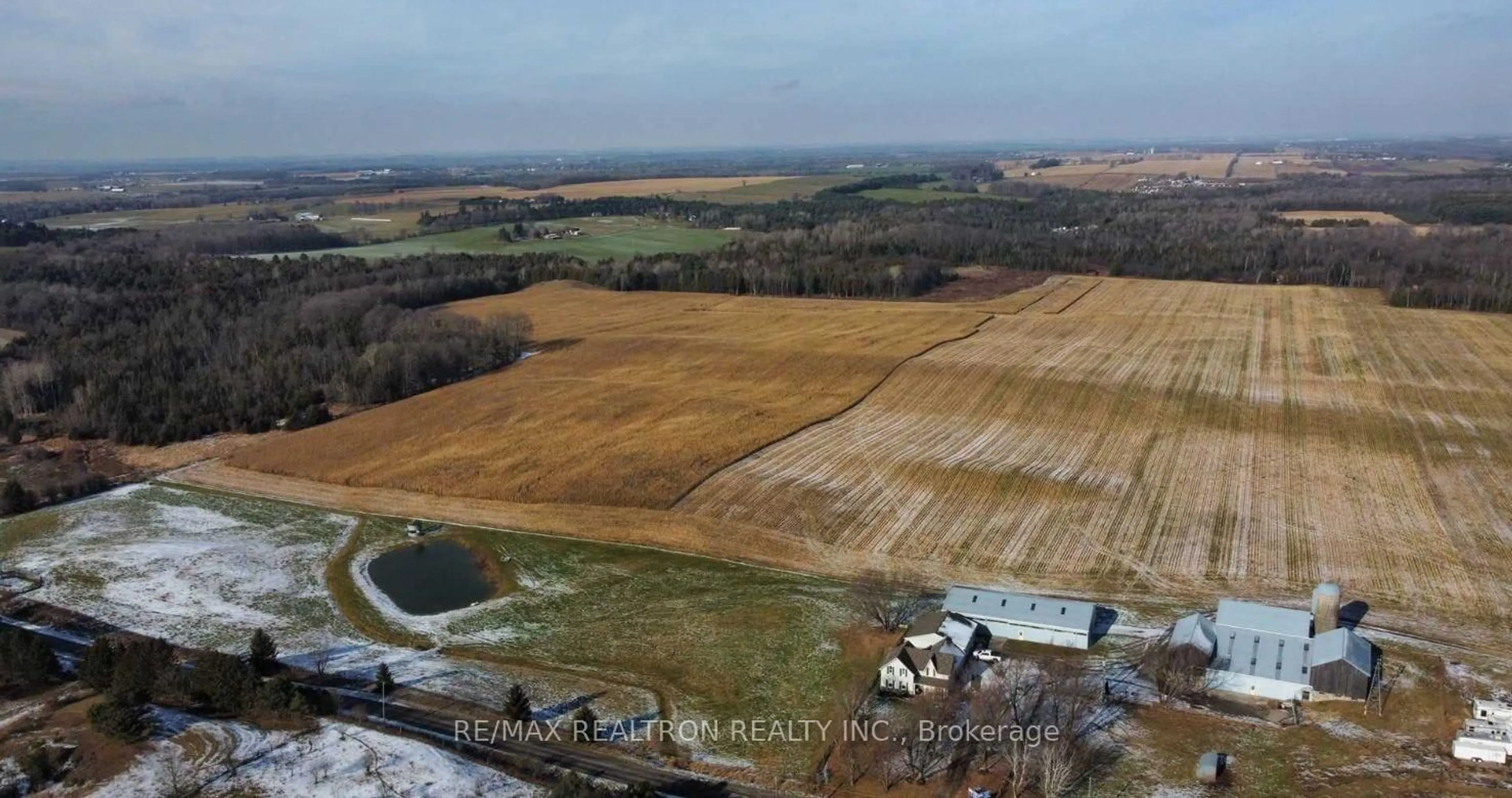 A pic from outside/outdoor area/front of a property/back of a property/a pic from drone, mountain view for 3941 Mountjoy Rd, Scugog Ontario L0B 1B0