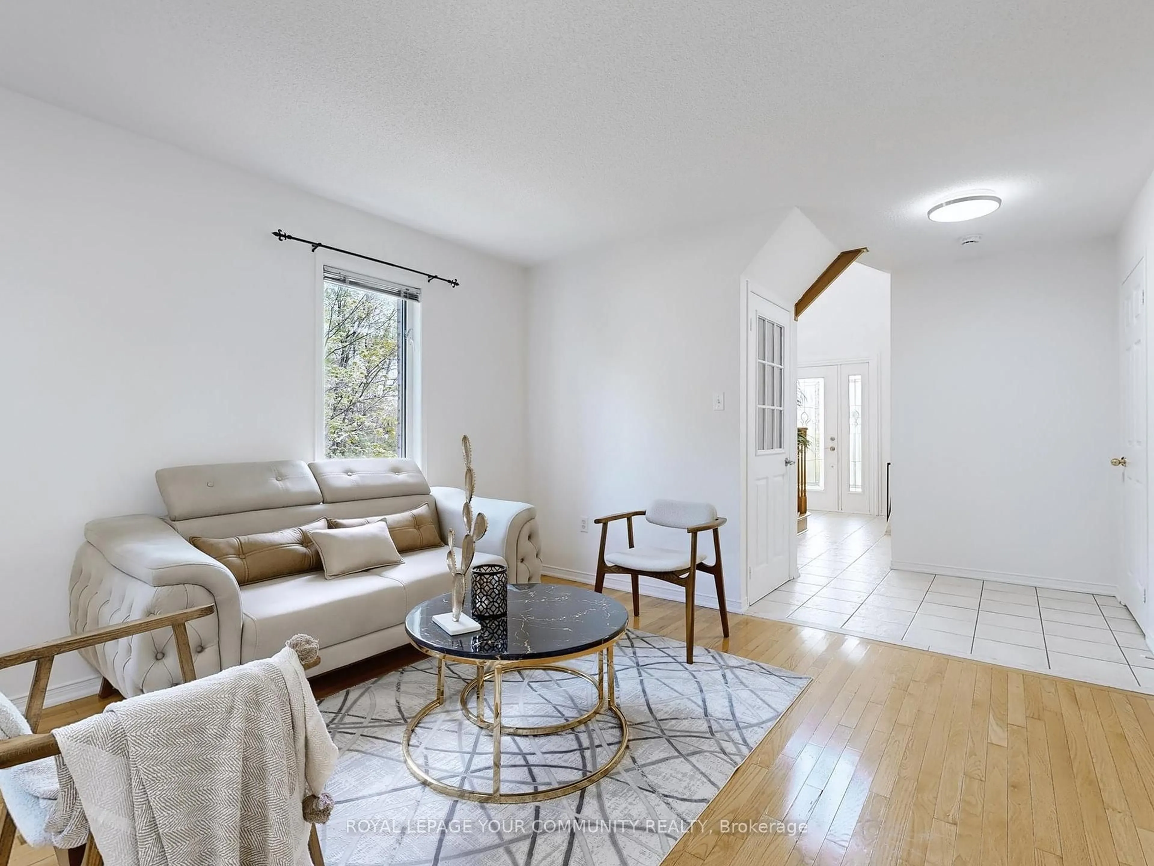 Living room with furniture, unknown for 20 May Apple Terr, Toronto Ontario M1E 5J8