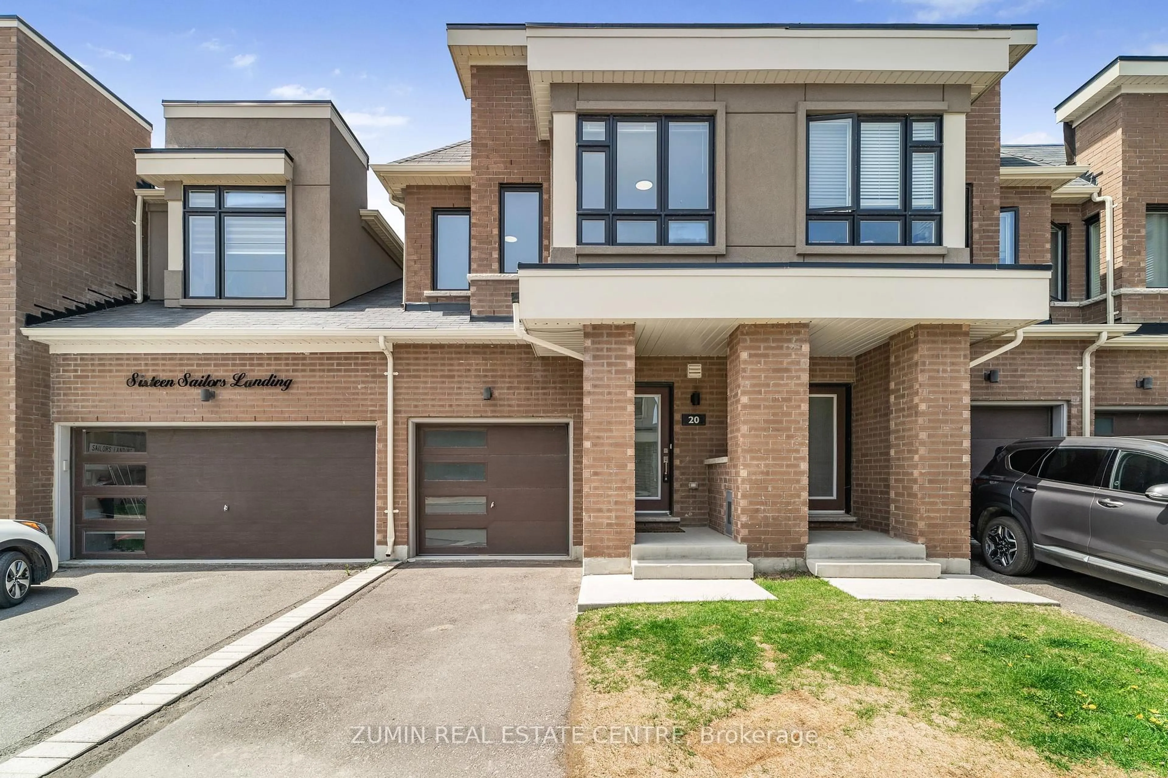 Home with brick exterior material, street for 20 Sailors Landing Dr, Clarington Ontario L1G 7G4