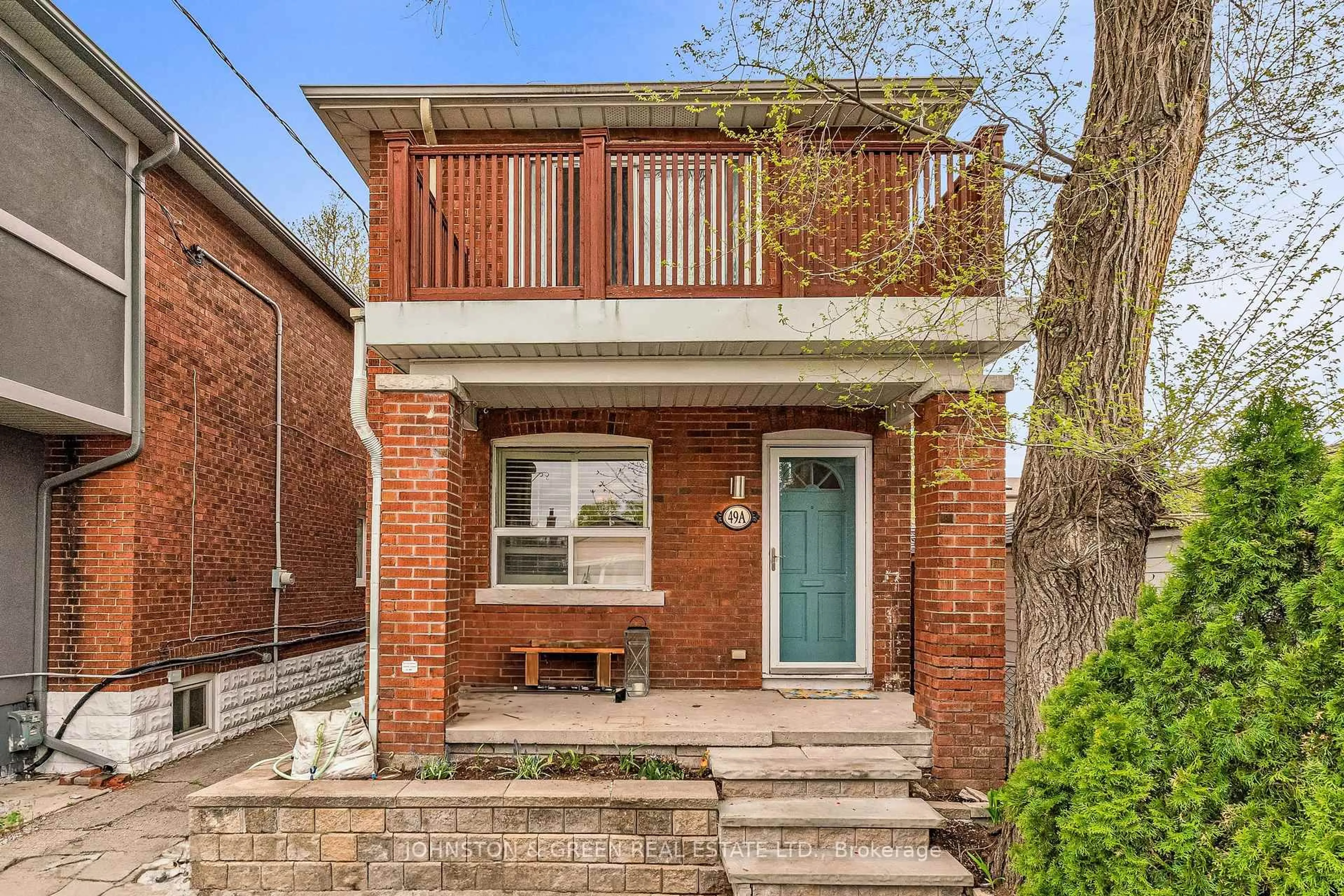 Home with brick exterior material, street for 49A Cadorna Ave, Toronto Ontario M4J 3W9