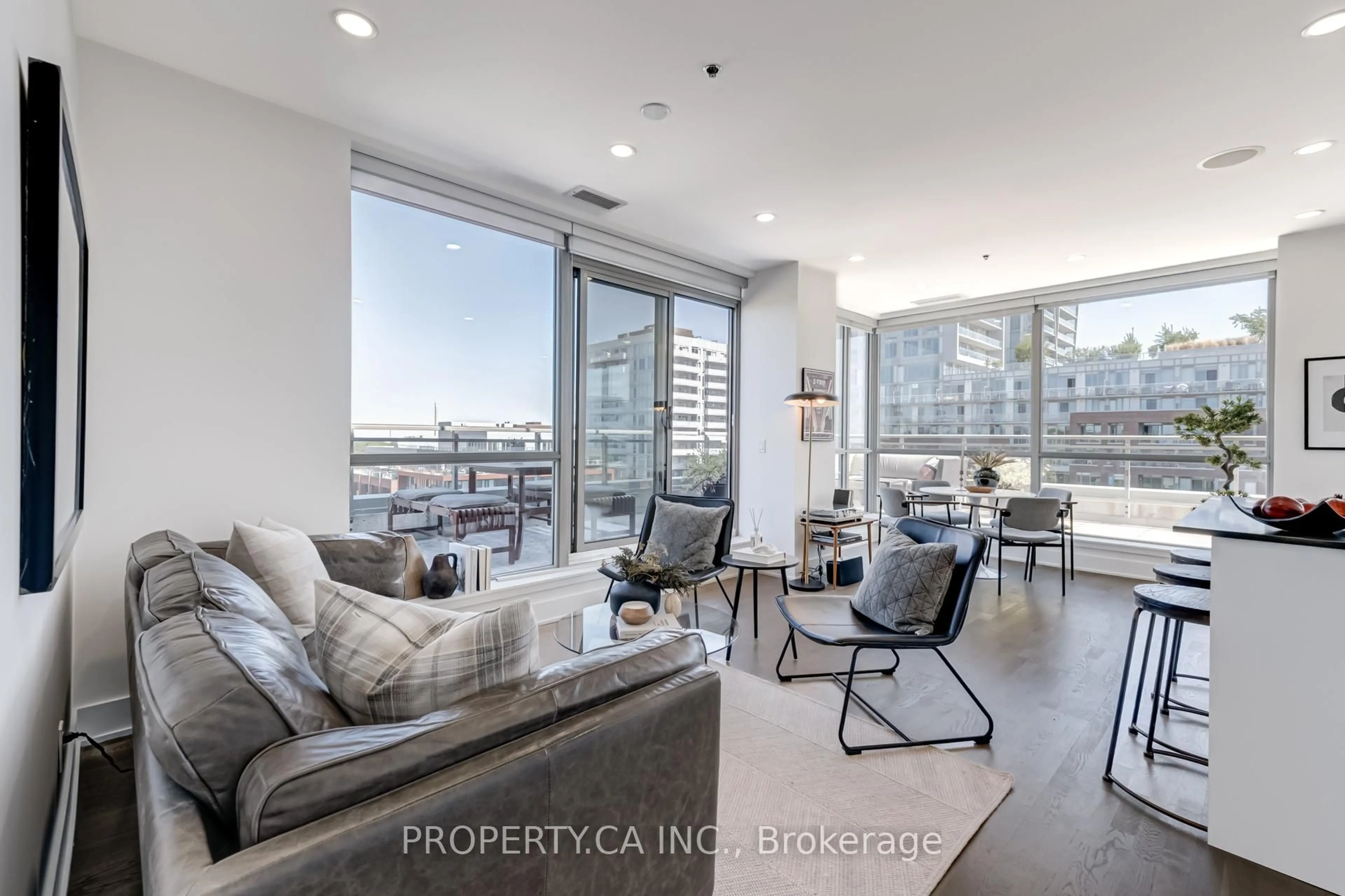 Living room with furniture, unknown for 630 Queen St #Ph807, Toronto Ontario M4M 1G3