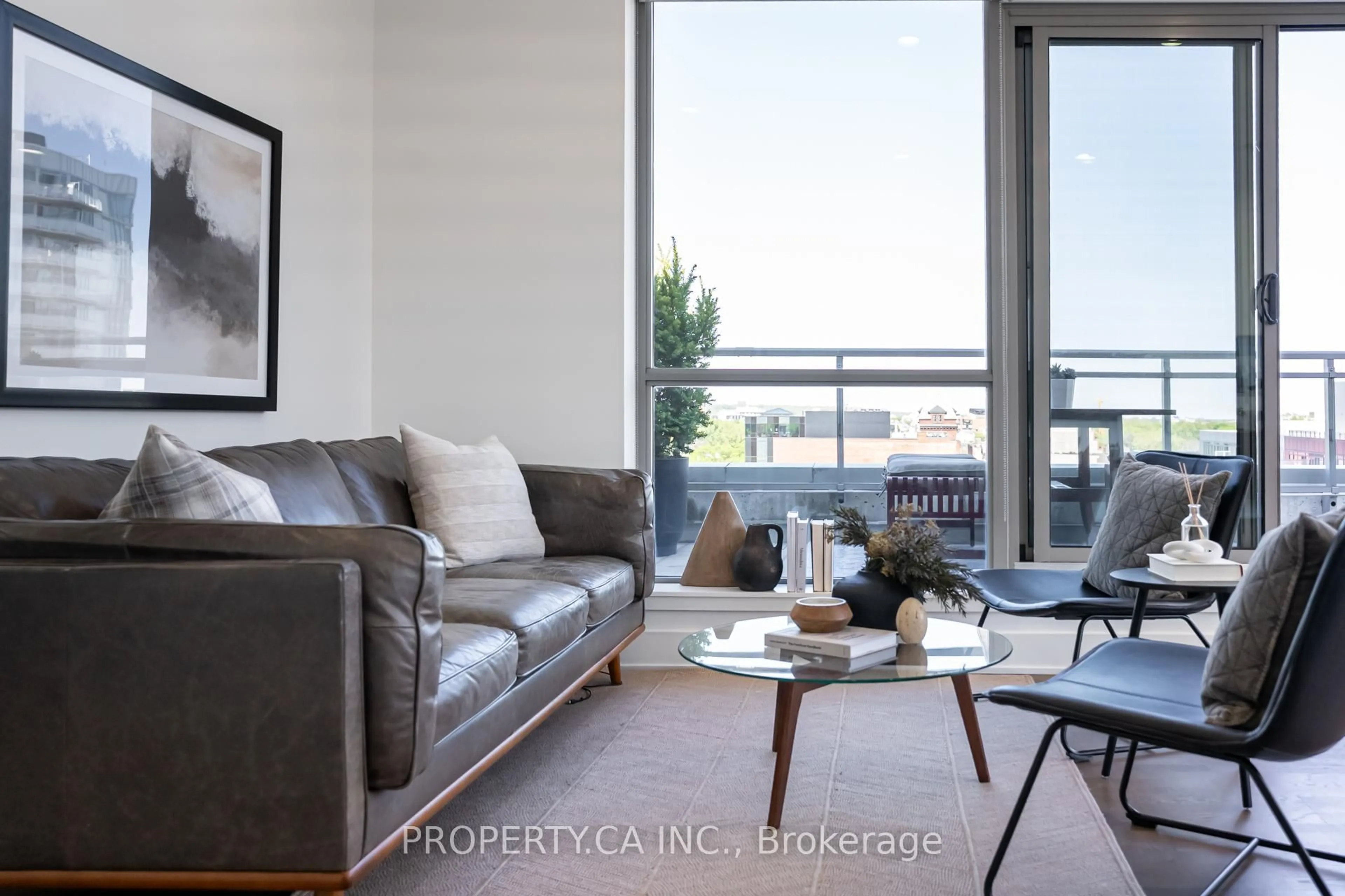 Living room with furniture, unknown for 630 Queen St #Ph807, Toronto Ontario M4M 1G3