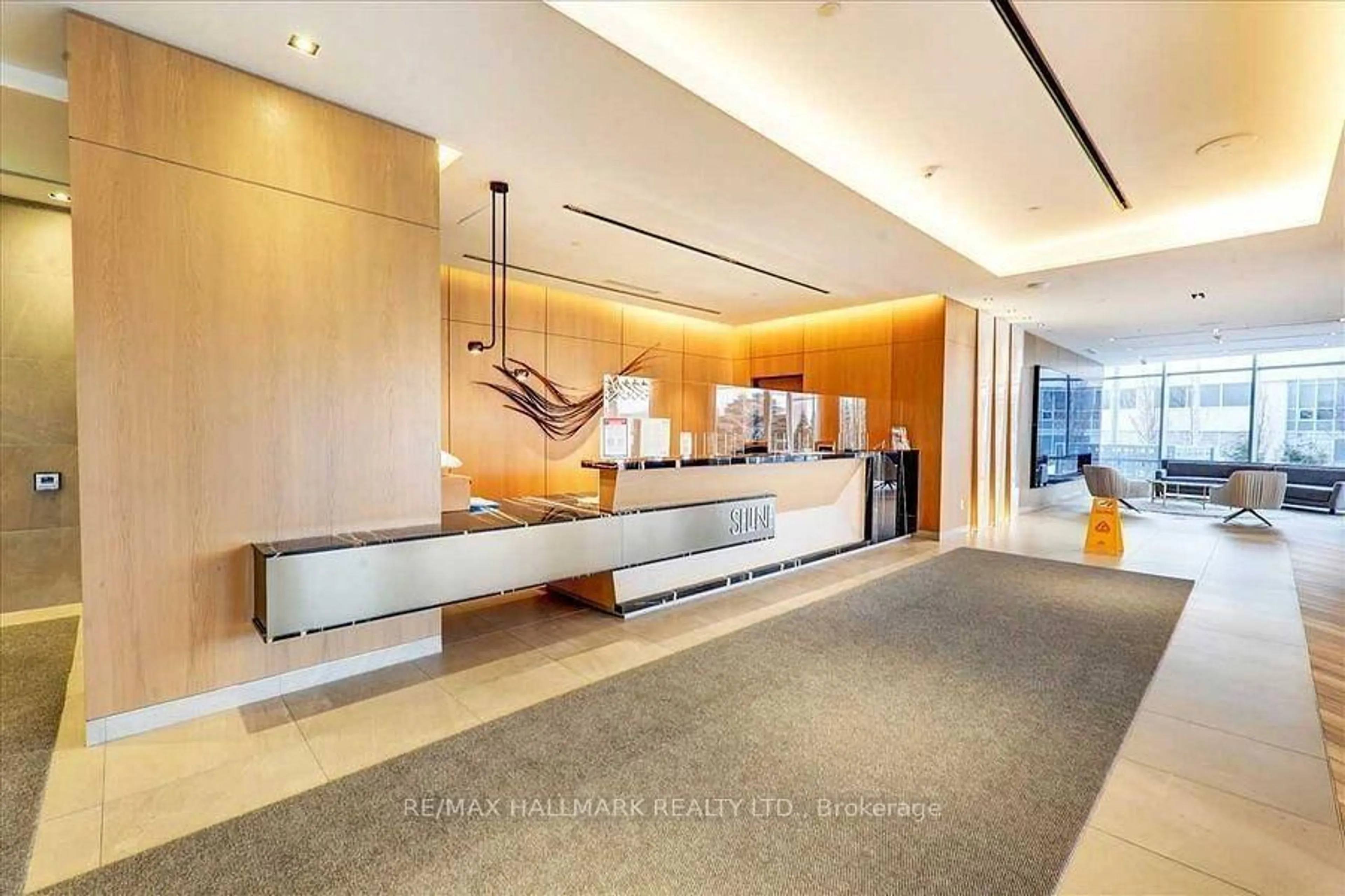 Lobby for 225 Village Green Sq #2604, Toronto Ontario M1S 0N4