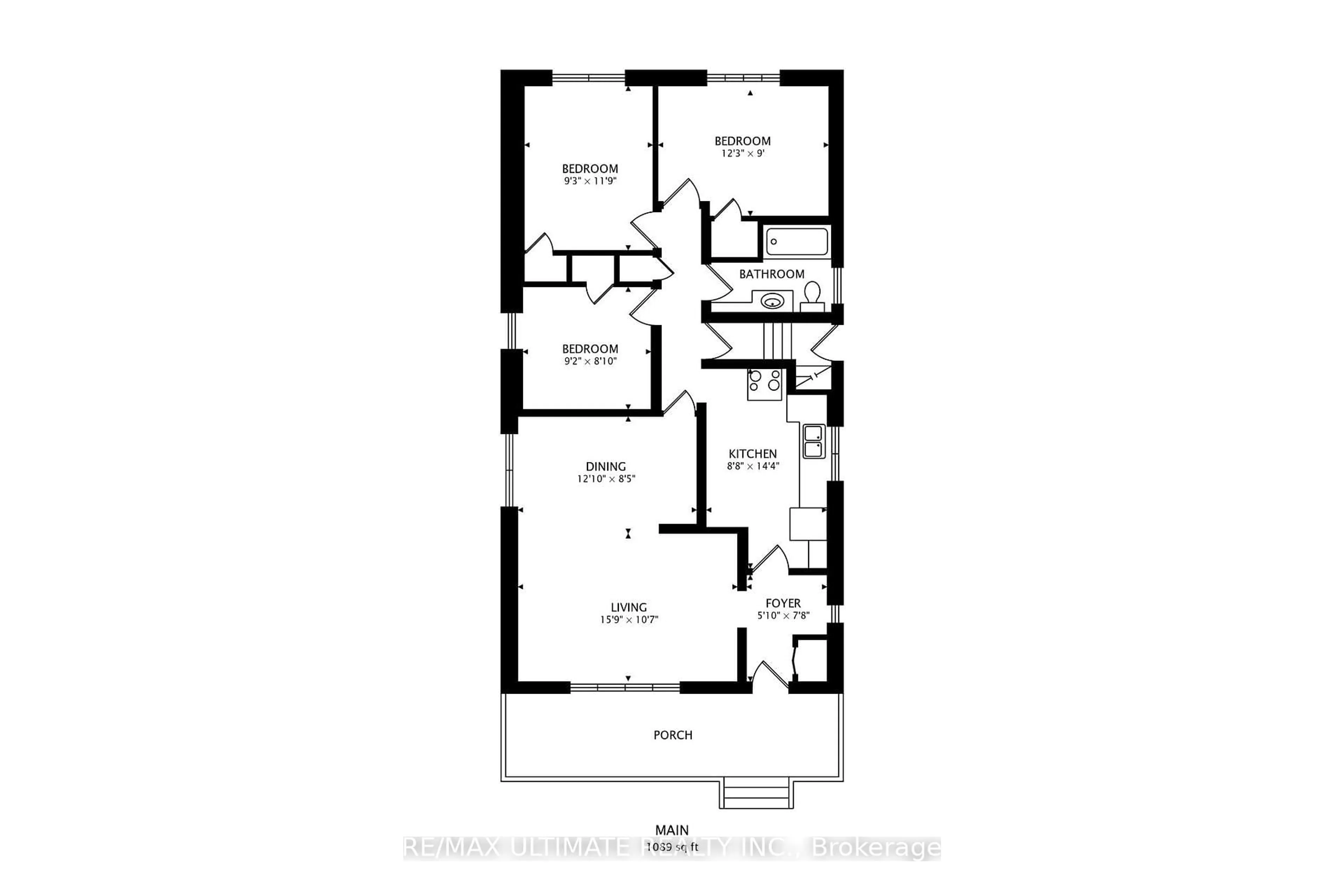 Floor plan for 133 Canlish Rd, Toronto Ontario M1P 1T1