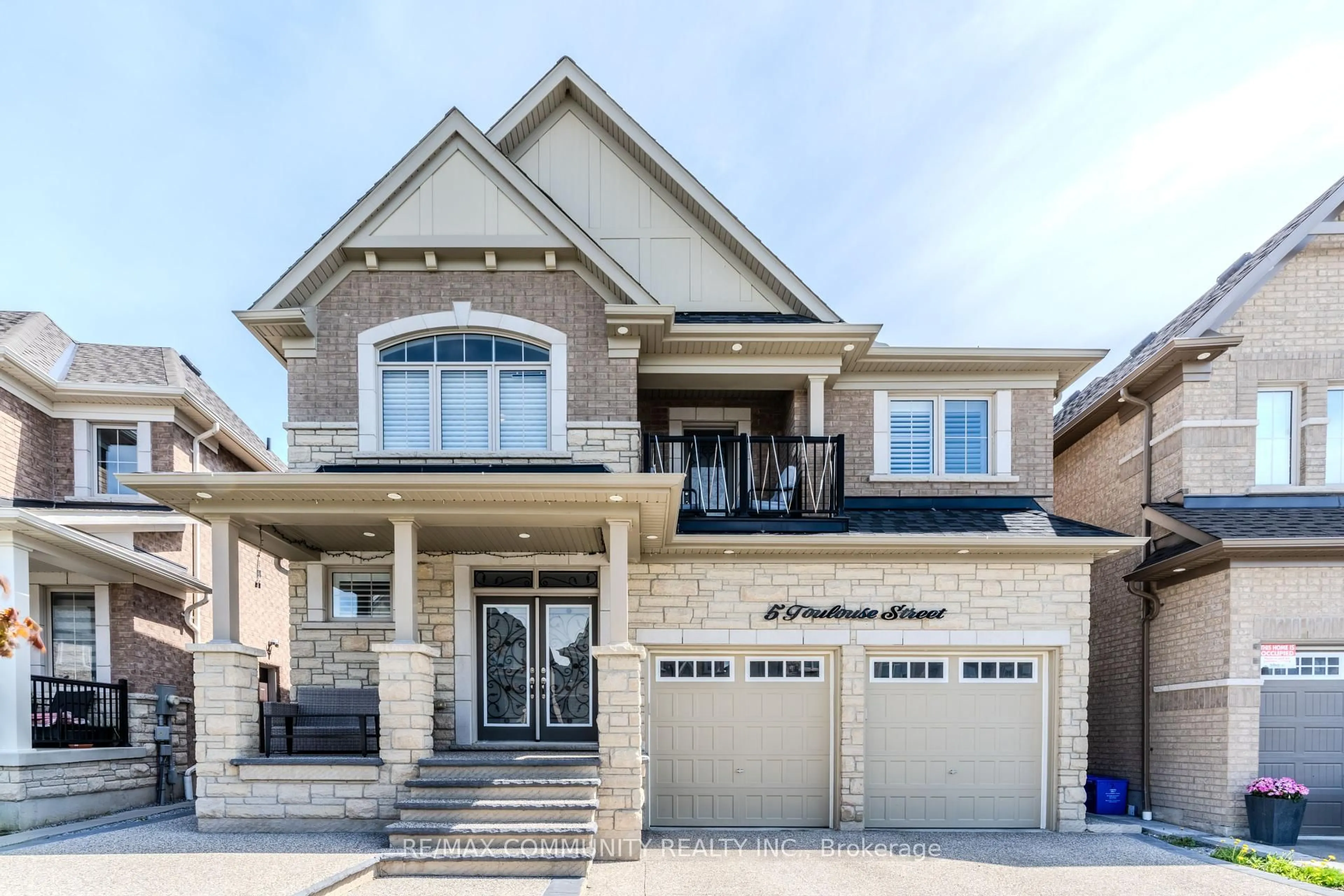 Home with brick exterior material, street for 5 Toulouse St, Whitby Ontario L1P 0J2