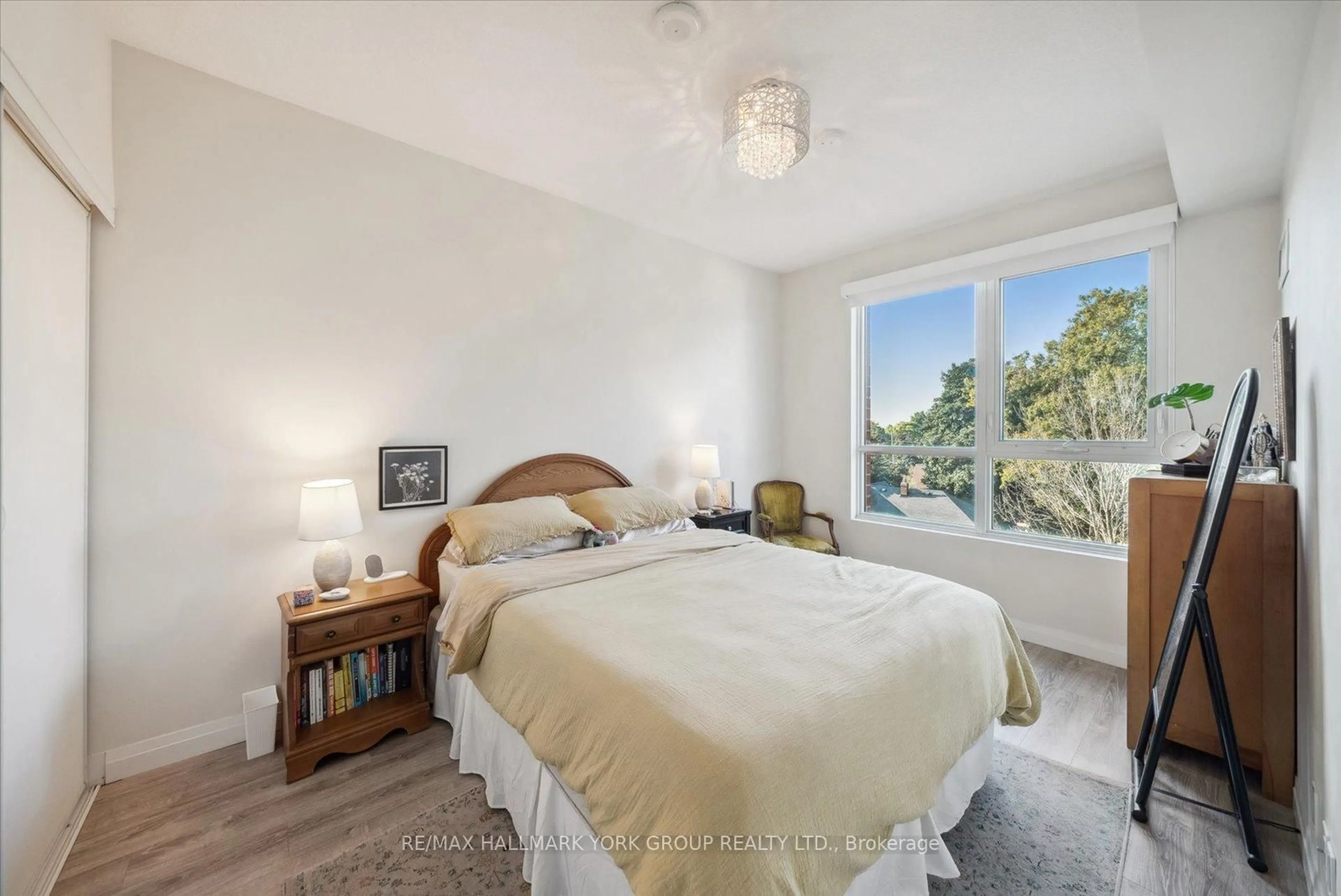 Bedroom with bed, unknown for 22 East Haven Dr #527, Toronto Ontario M1N 0B4