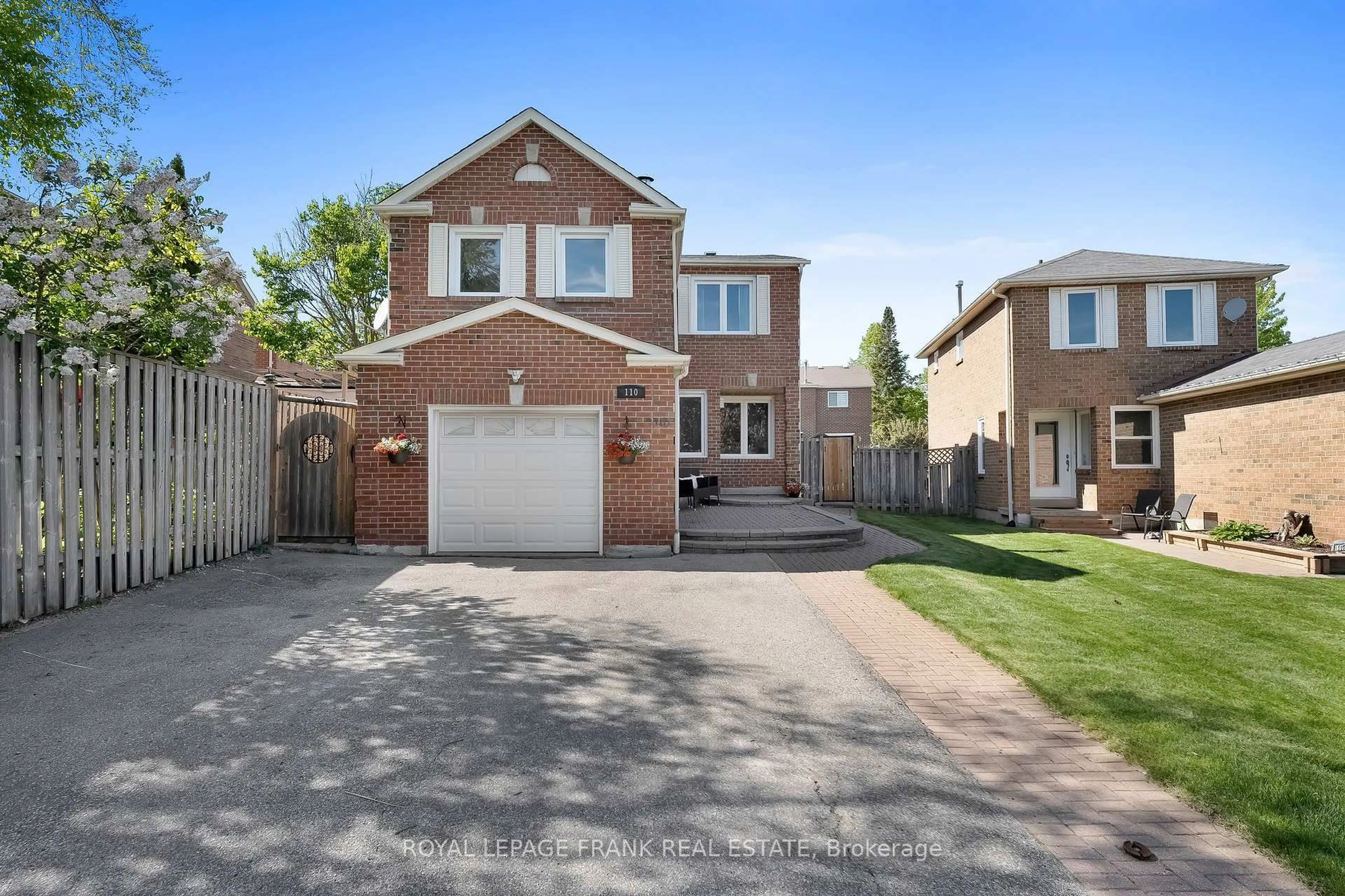 Home with brick exterior material, street for 110 Tipton Cres, Ajax Ontario L1T 2K8