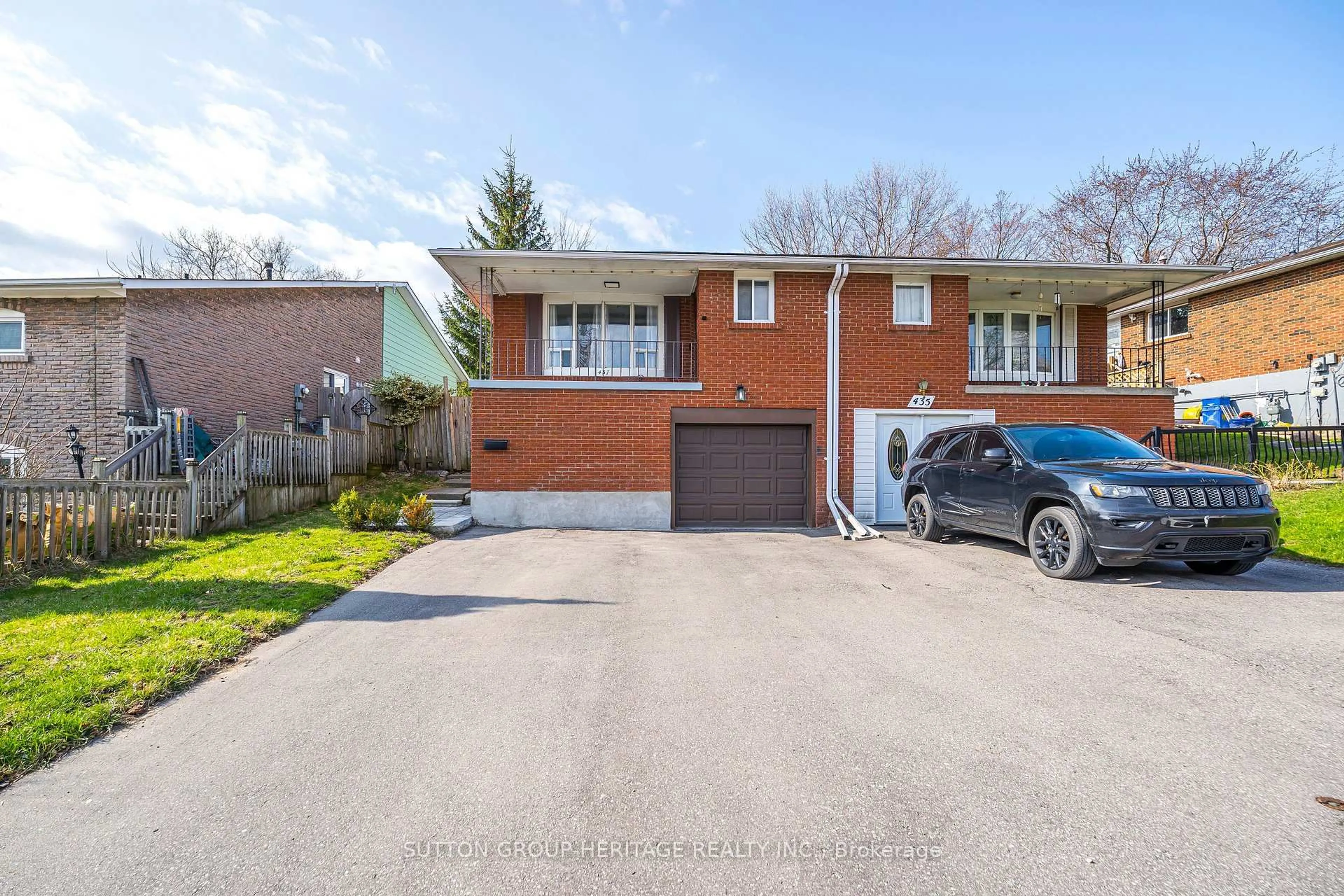 Home with brick exterior material, street for 437 Sedan Cres, Oshawa Ontario L1H 3G4