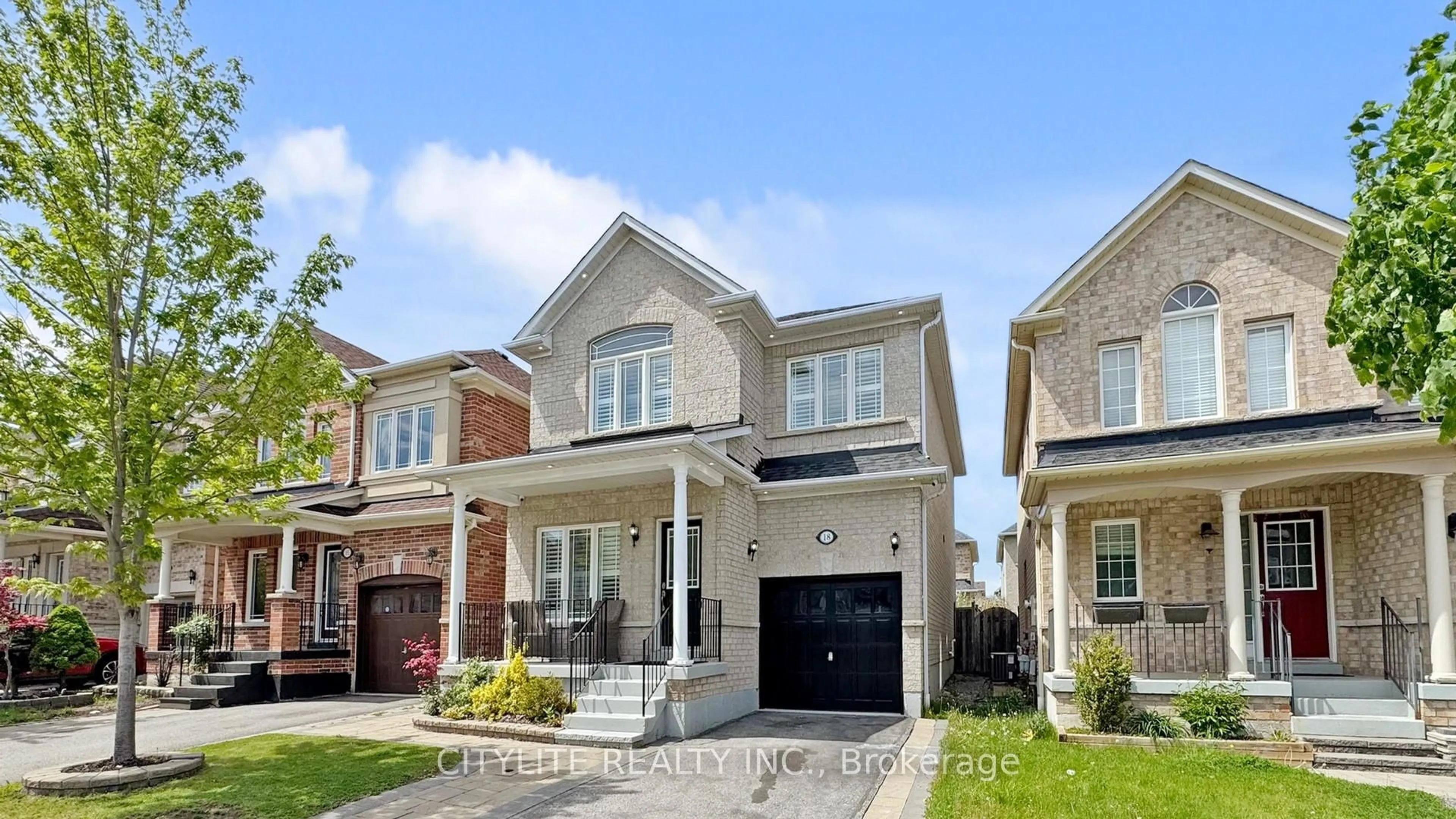 Home with brick exterior material, street for 18 Barden Cres, Ajax Ontario L1Z 2A8