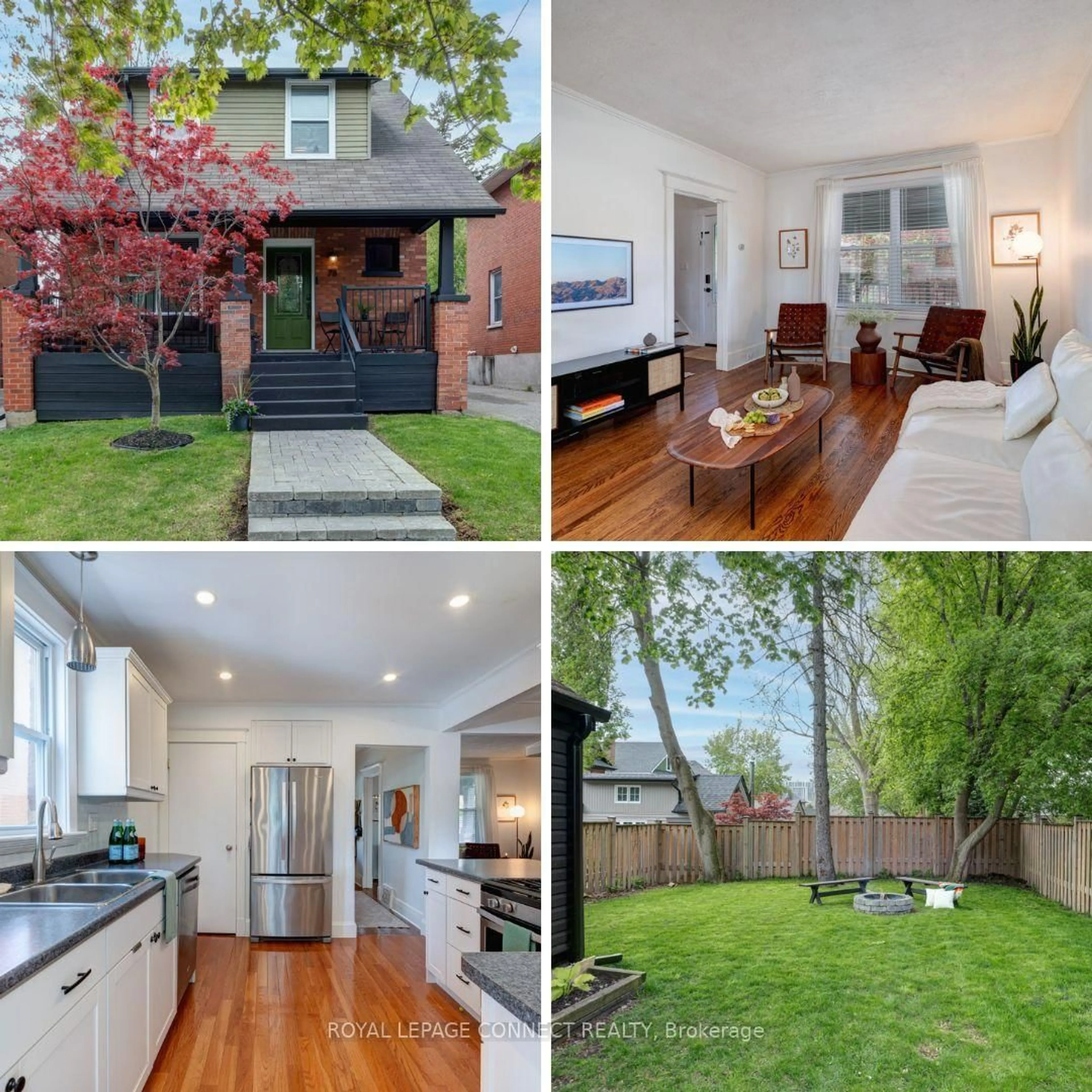 Open concept kitchen, wood/laminate floor for 78 Oshawa Blvd, Oshawa Ontario L1G 5S3