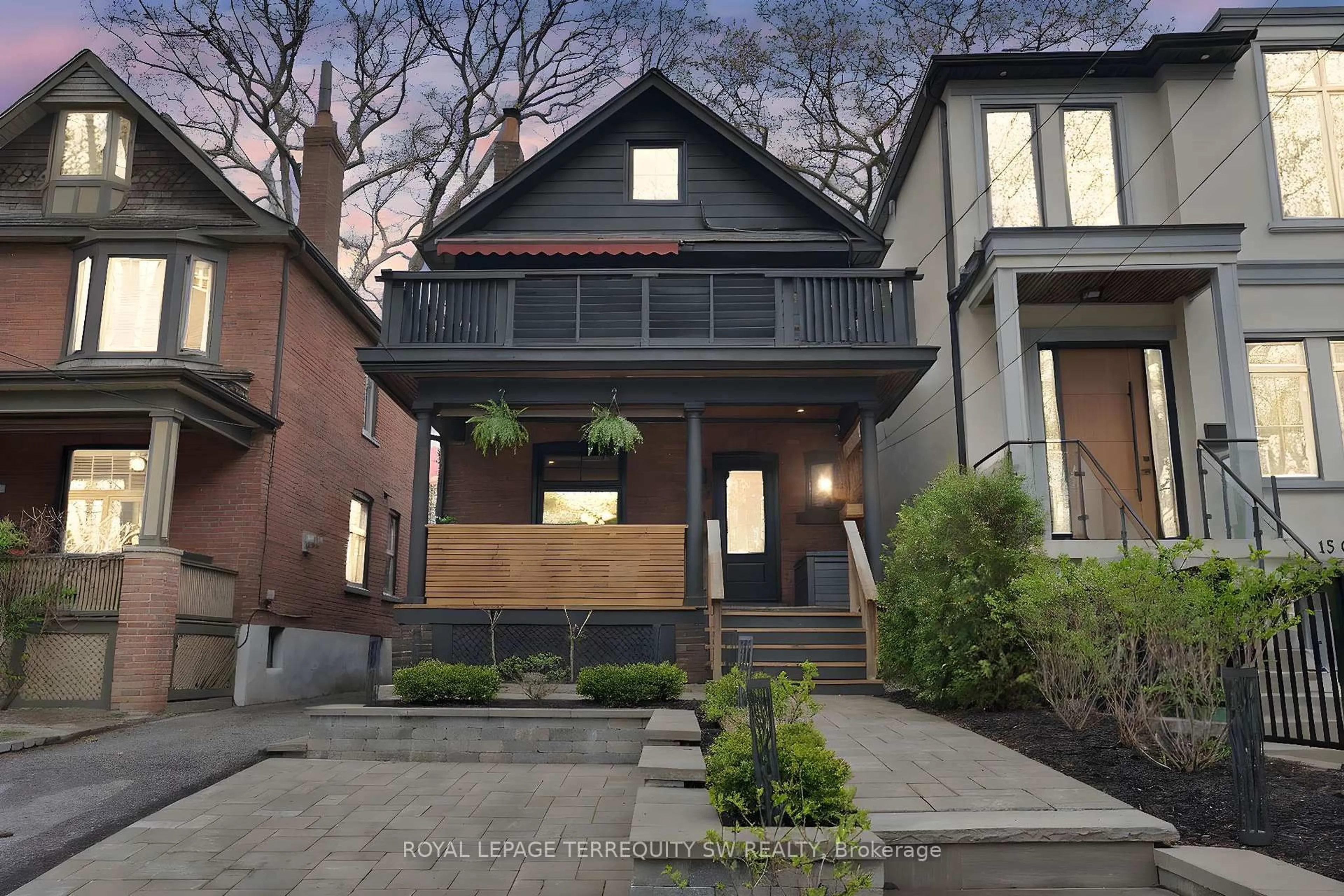 Home with brick exterior material, street for 17 Queensbury Ave, Toronto Ontario M1N 2X8