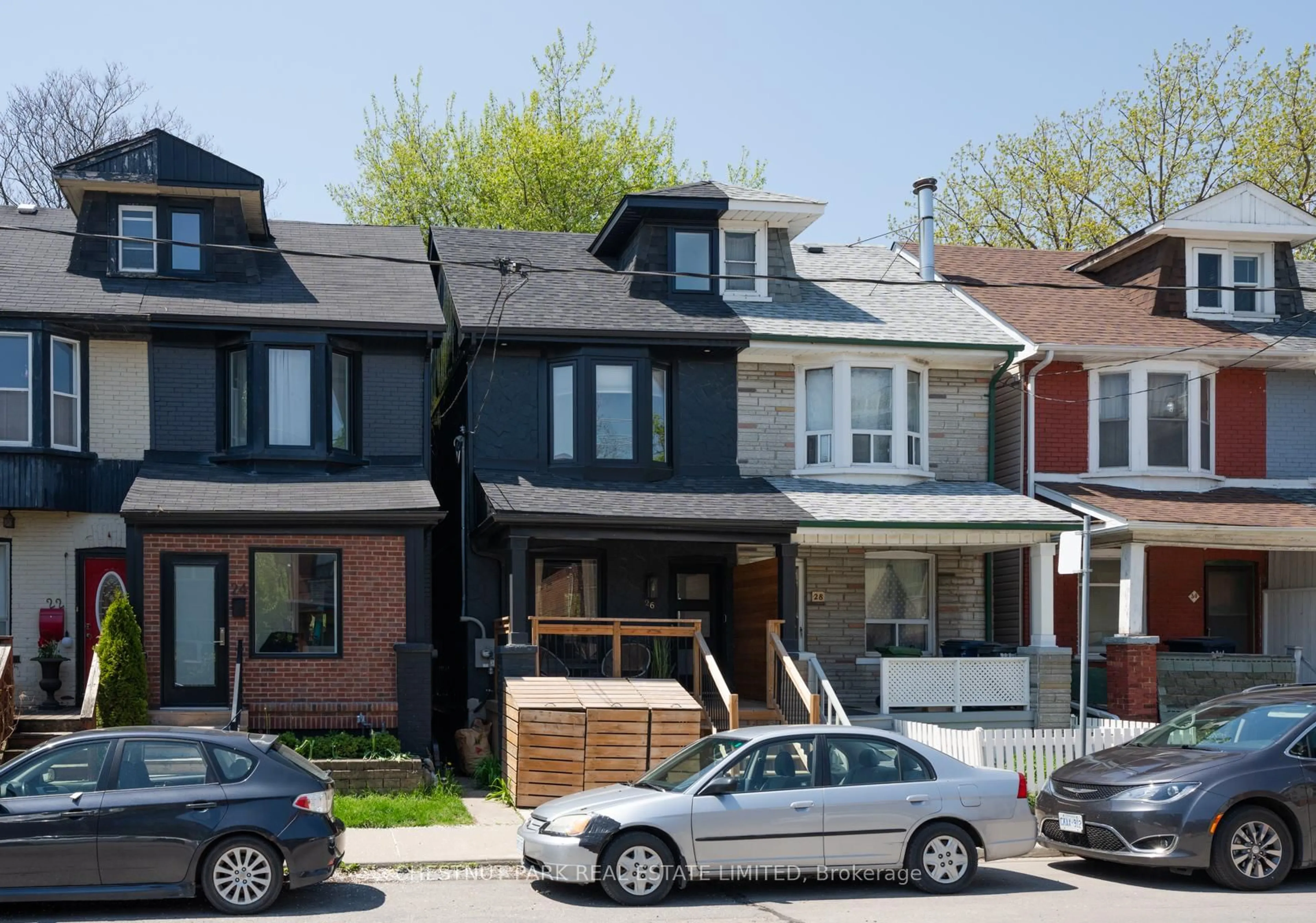 Home with brick exterior material, street for 26 Pape Ave, Toronto Ontario M4M 2V6