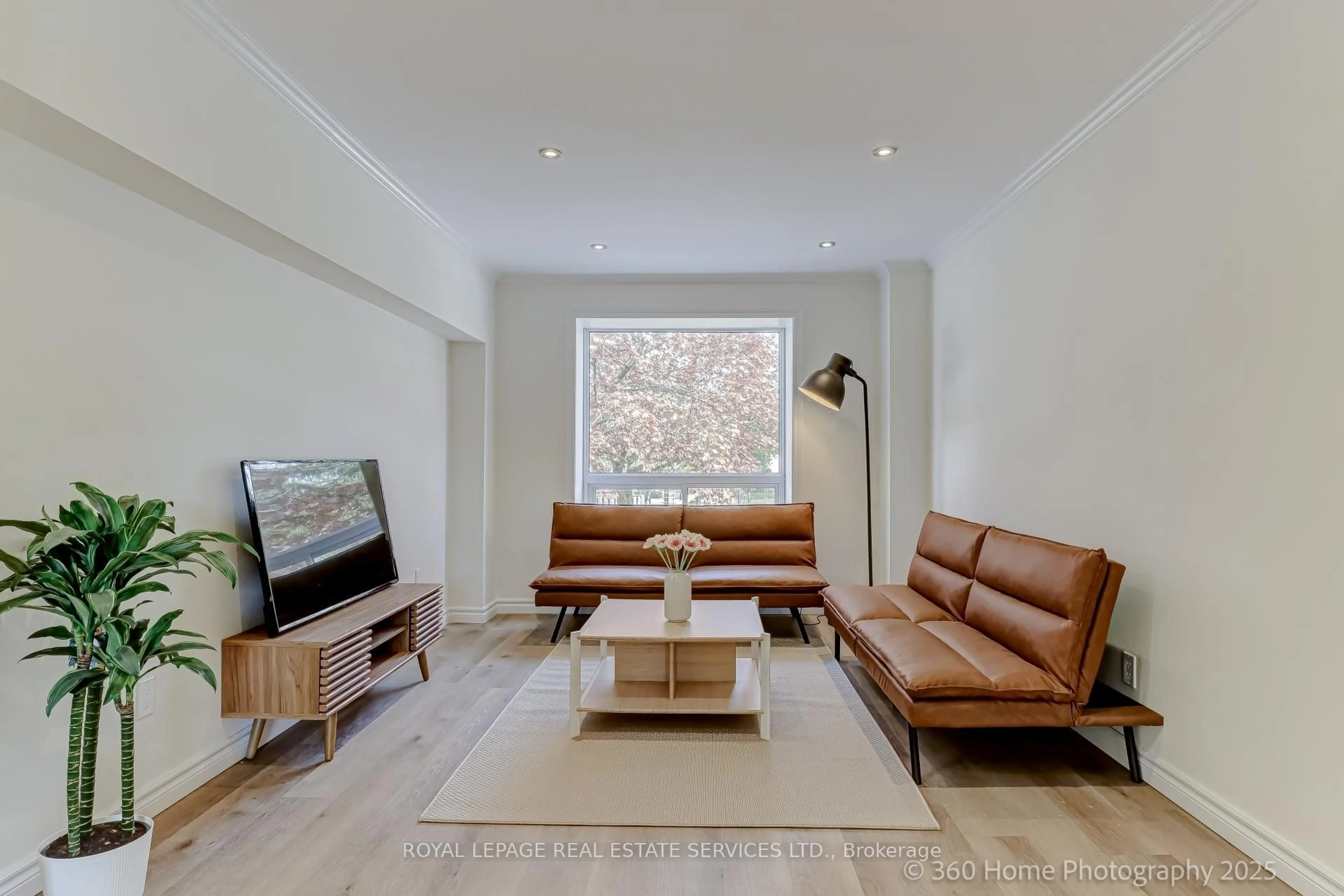Living room with furniture, unknown for 25 Collinsgrove Rd #121, Toronto Ontario M1E 3S3
