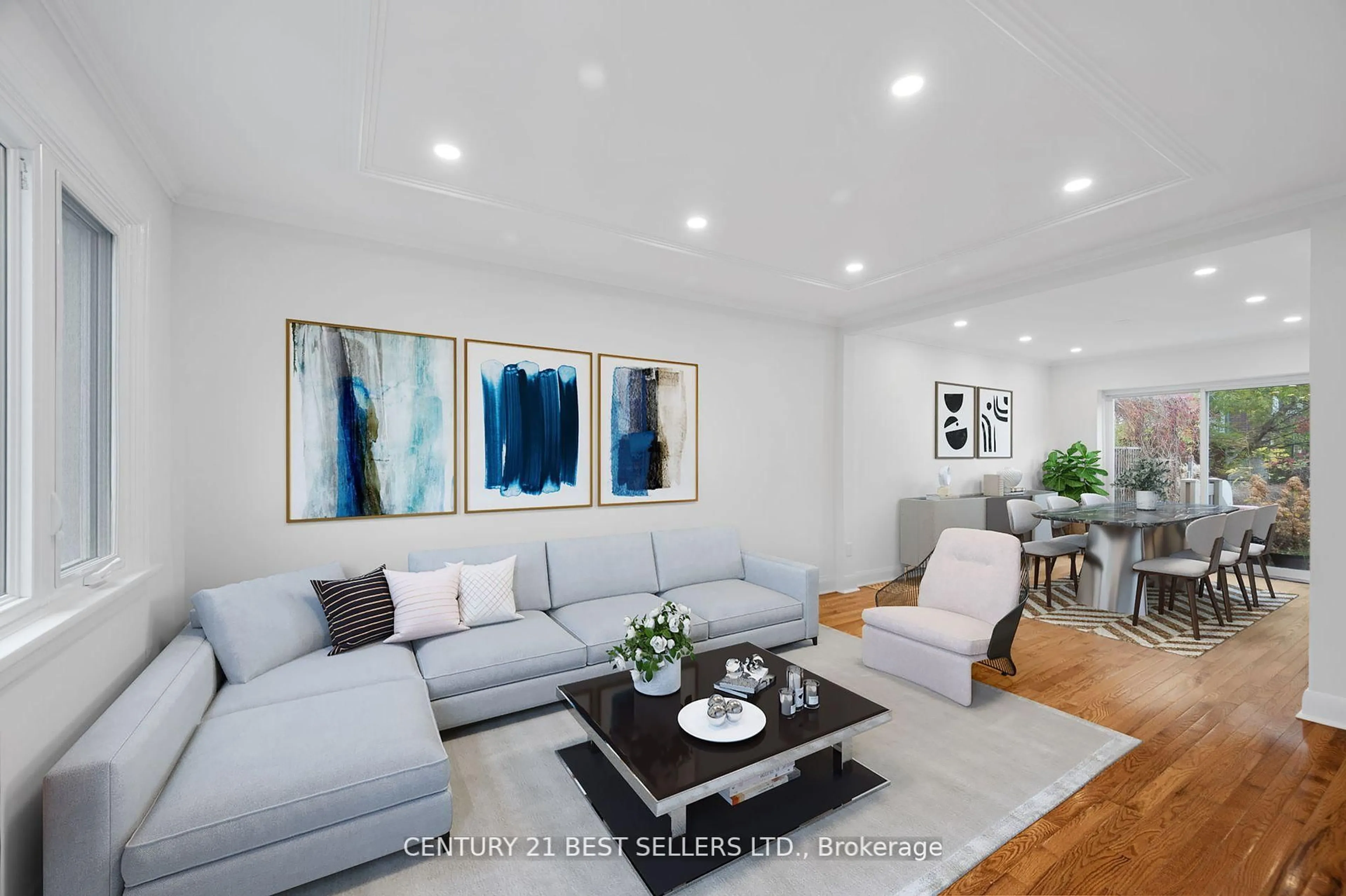 Living room with furniture, unknown for 51 Hertle Ave, Toronto Ontario M4L 2T3