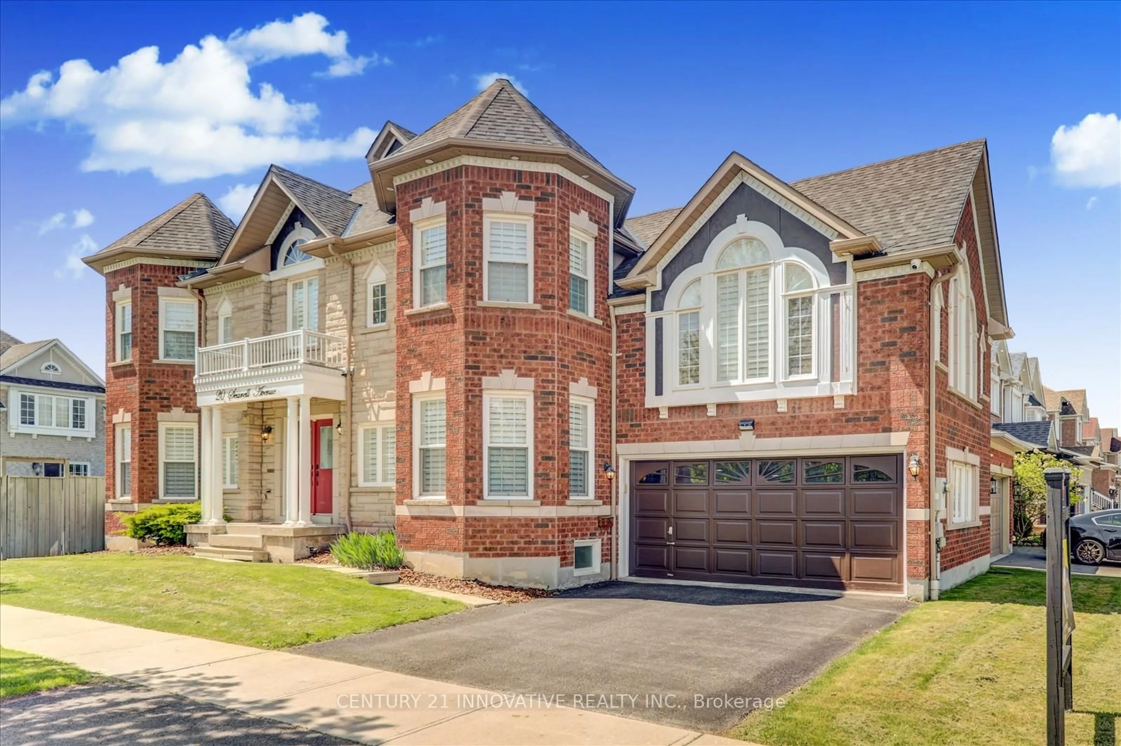 Home with brick exterior material, street for 20 Searell Ave, Ajax Ontario L1T 0E1