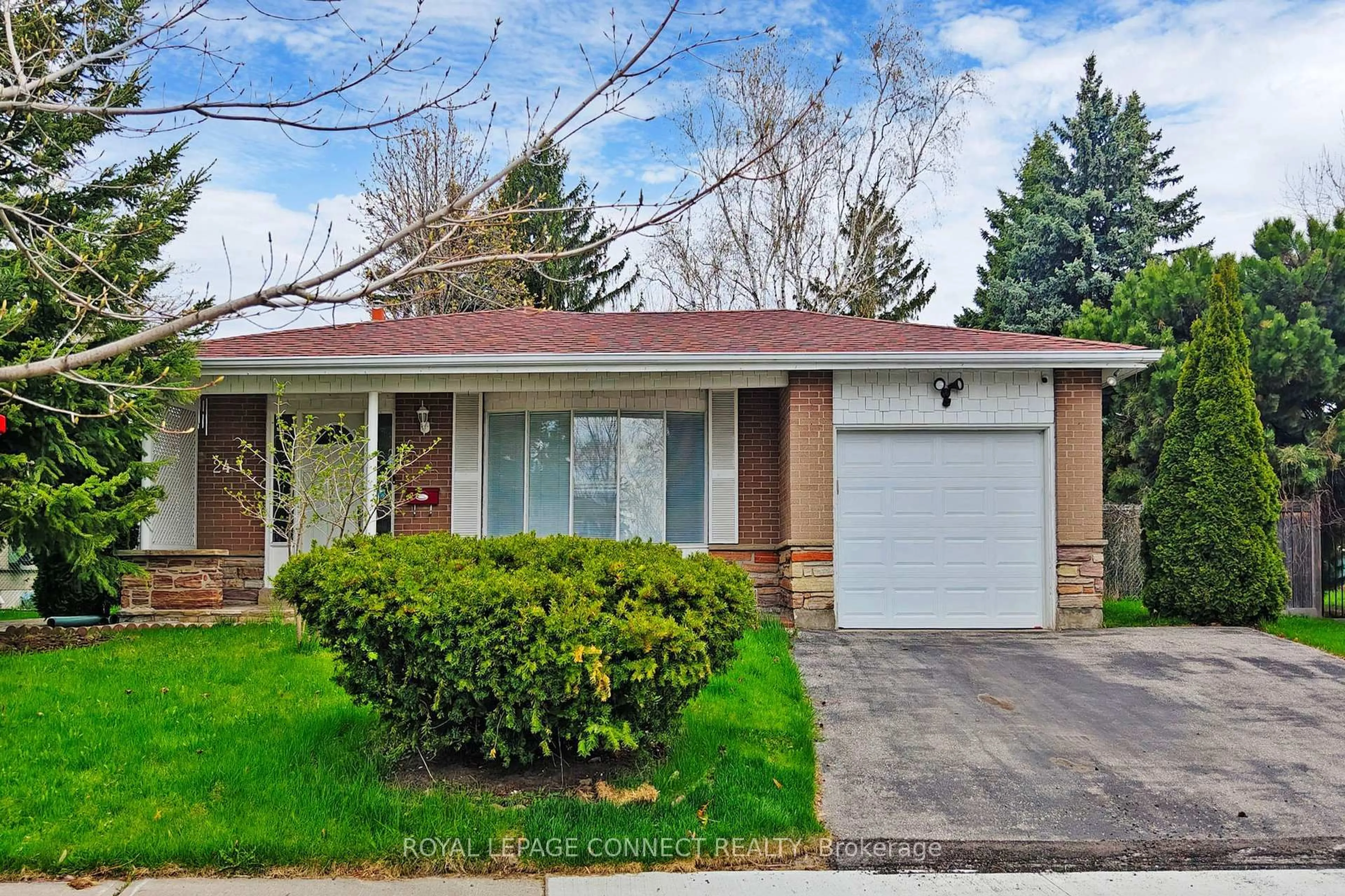 Home with brick exterior material, street for 24 Grovenest Dr, Toronto Ontario M1E 4J3