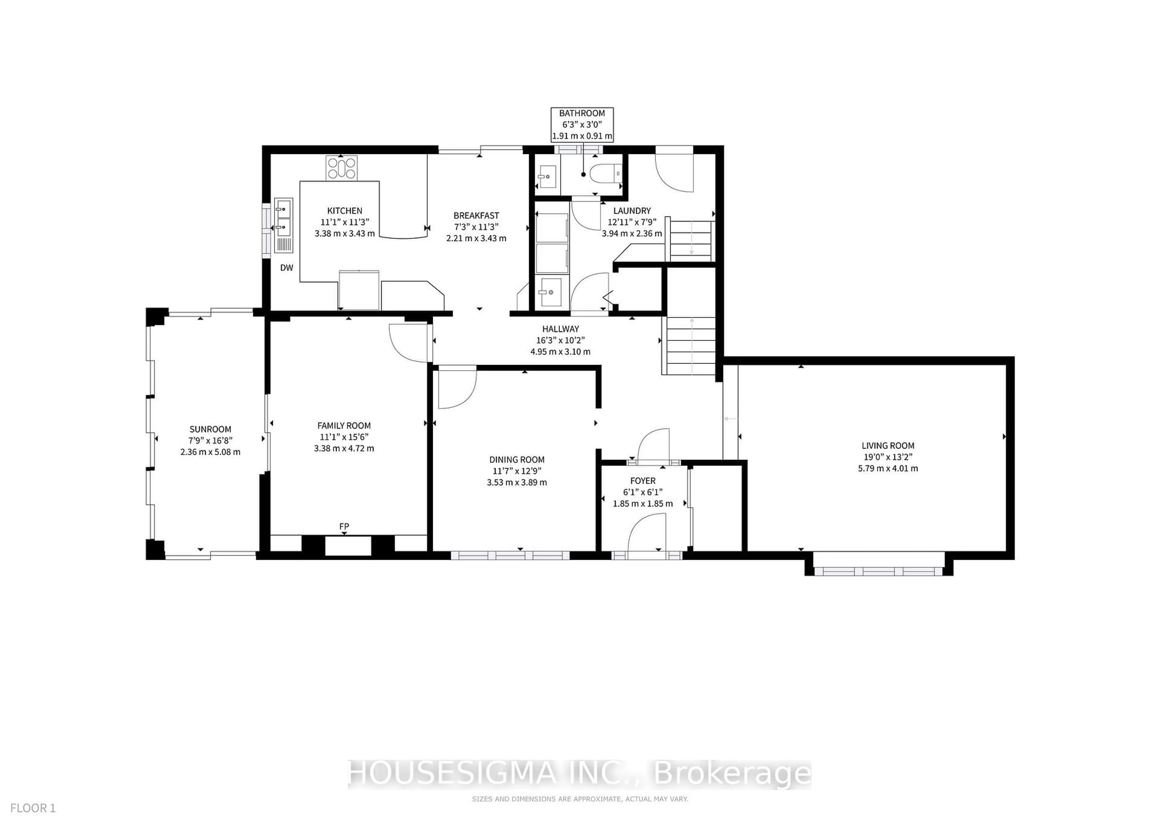 Floor plan for 2 Chiefswood Sq, Toronto Ontario M1W 3J7