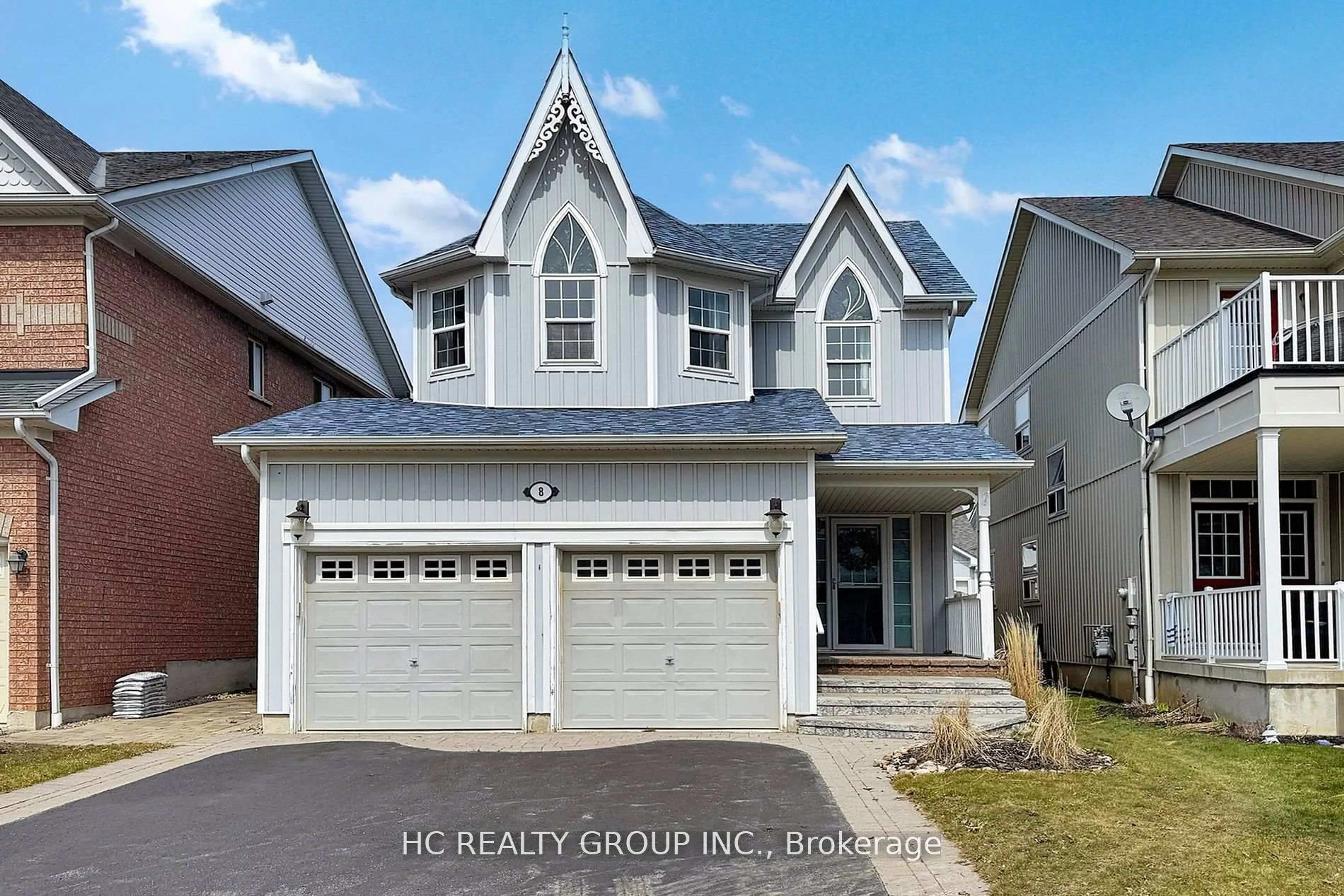Home with vinyl exterior material, street for 8 Beaumaris Cres, Whitby Ontario L1M 2H2