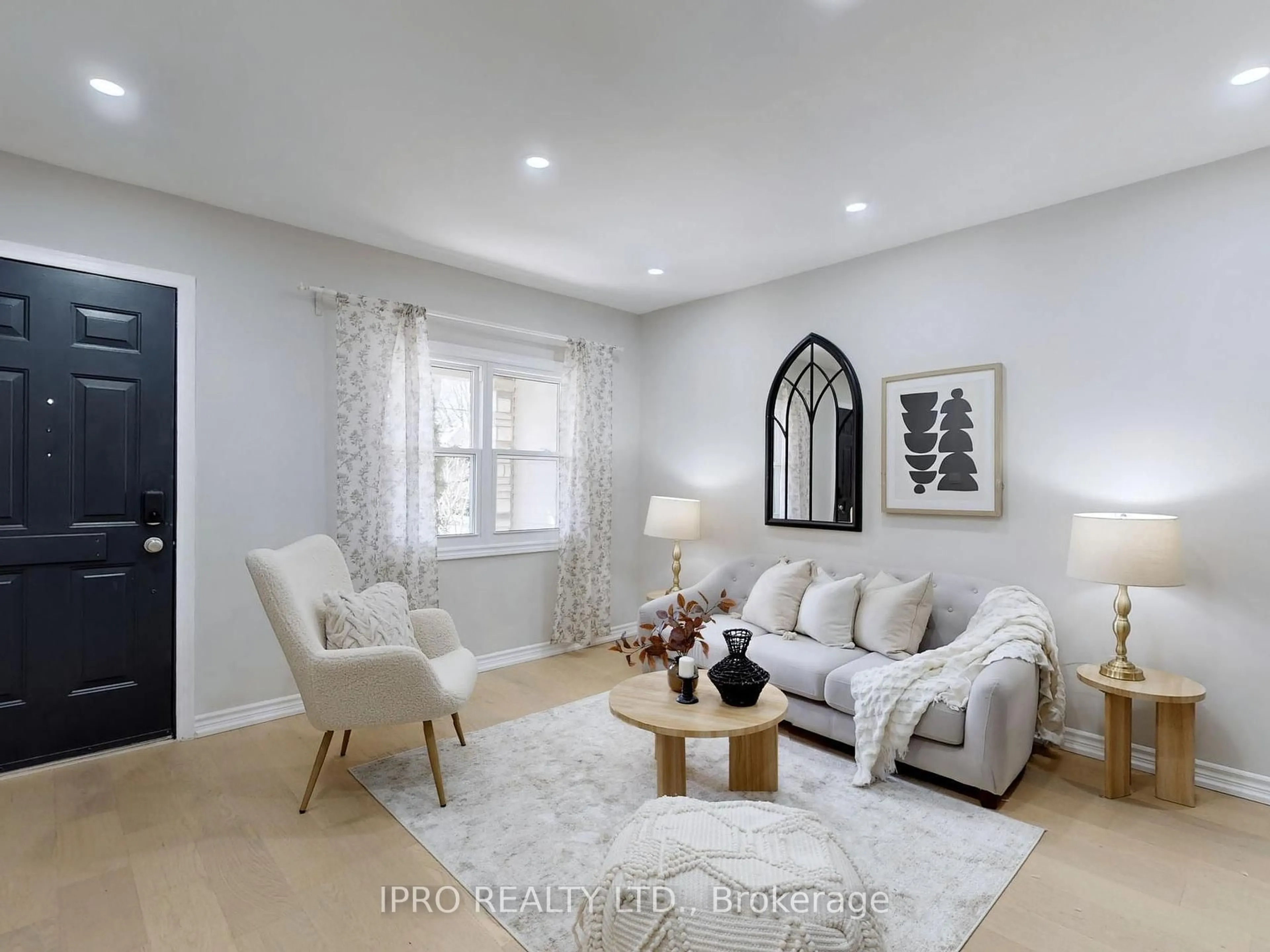 Living room with furniture, unknown for 179 Chisholm Ave, Toronto Ontario M4C 4V9