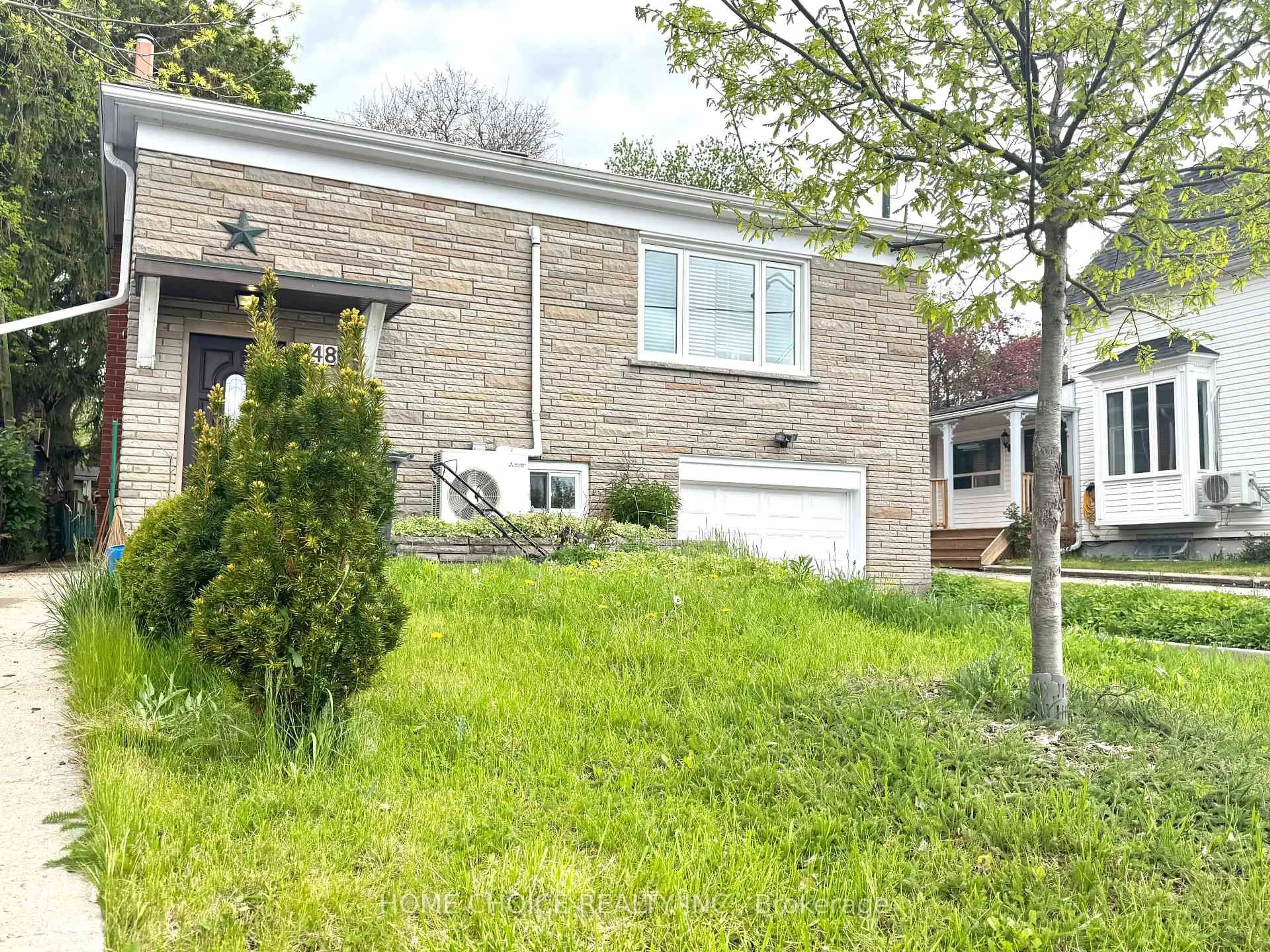 Home with brick exterior material, street for 48 South Woodrow Blvd, Toronto Ontario M1N 3L6