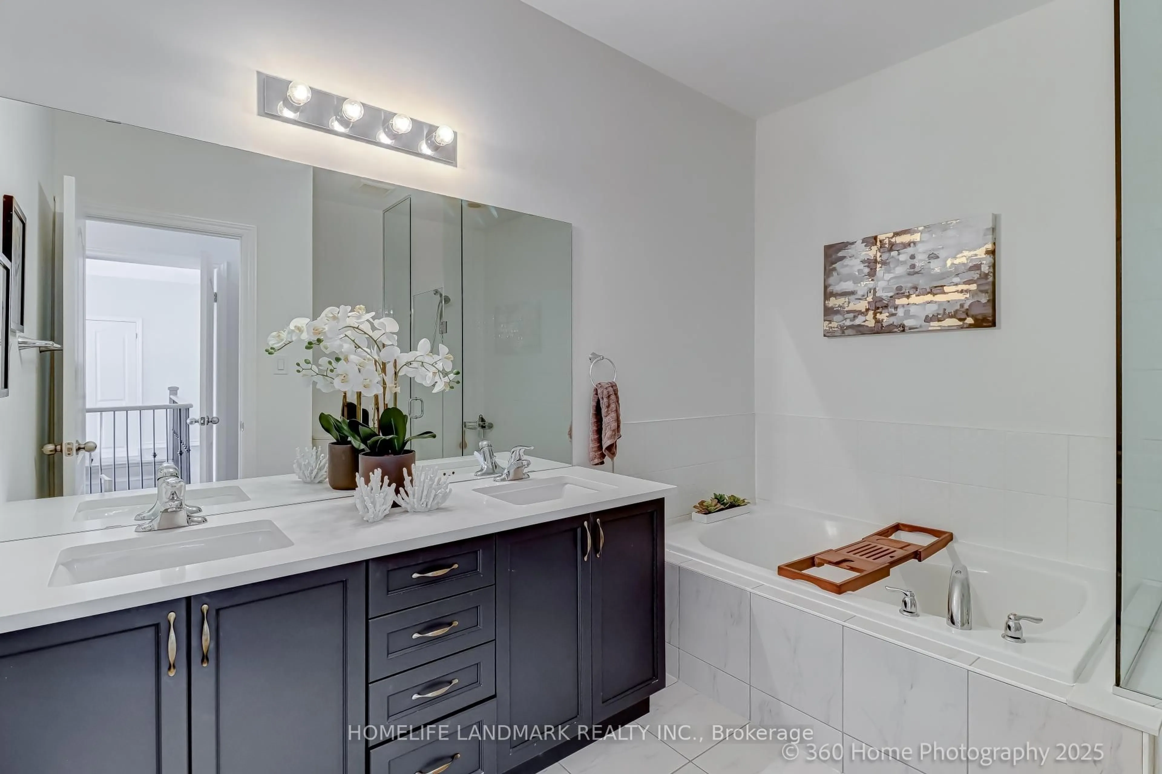 Contemporary bathroom, ceramic/tile floor for 25 Workmens Circ, Ajax Ontario L1T 0N6