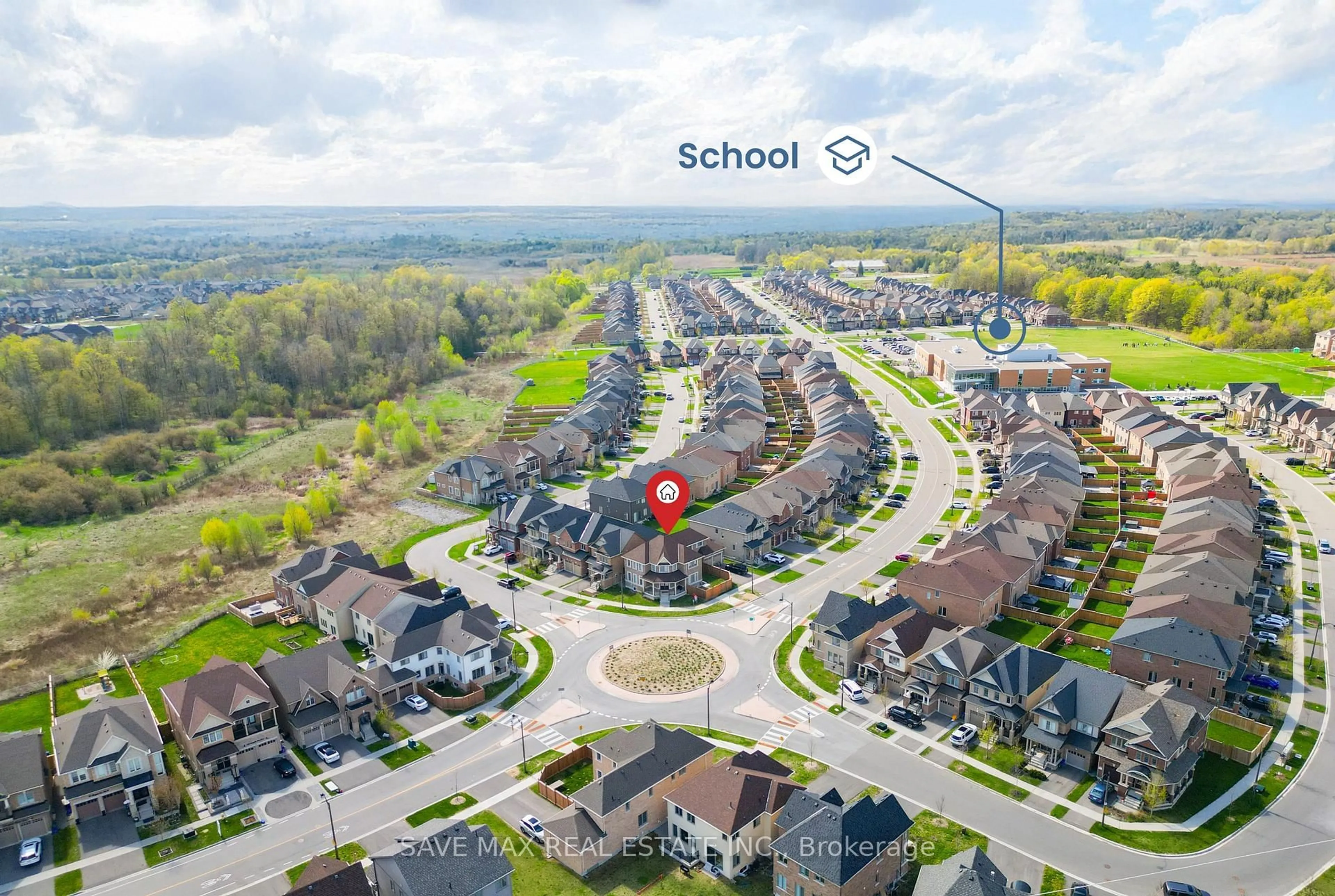 A pic from outside/outdoor area/front of a property/back of a property/a pic from drone, street for 2576 Bandsman Cres, Oshawa Ontario L1L 0M1