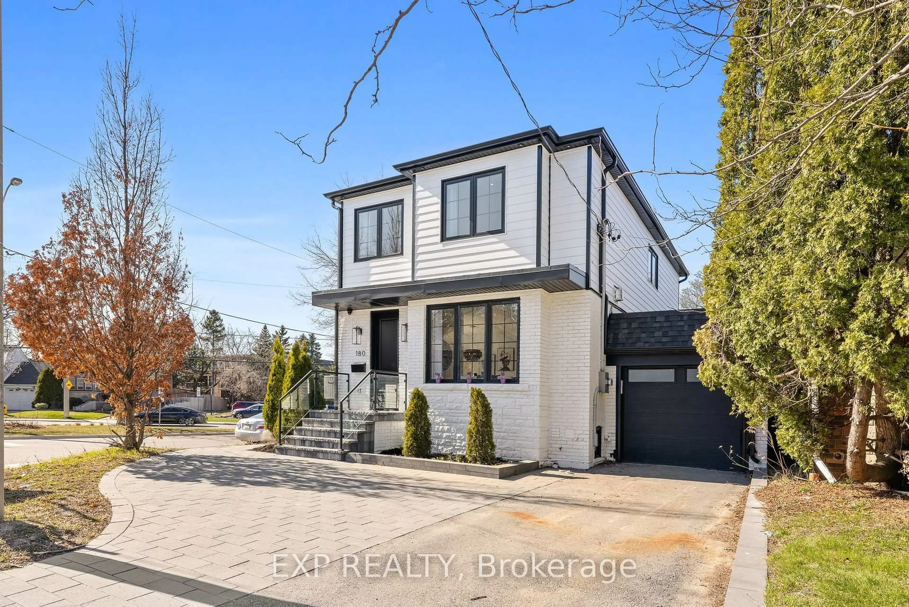 Home with brick exterior material, street for 180 Glenwood Cres, Toronto Ontario M4B 1K4