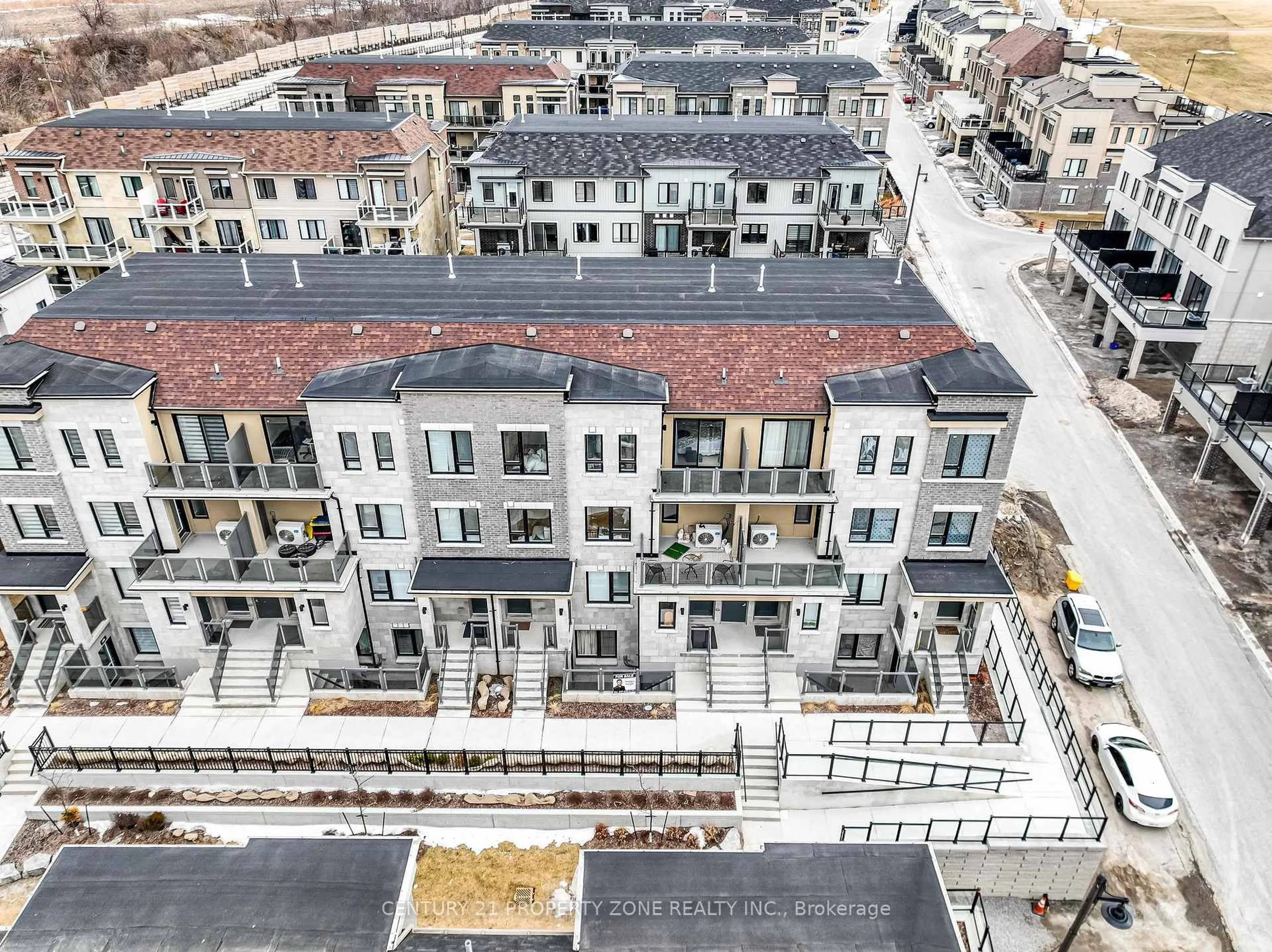 A pic from outside/outdoor area/front of a property/back of a property/a pic from drone, city buildings view from balcony for 6A Lookout Dr, Clarington Ontario L1C 7E9