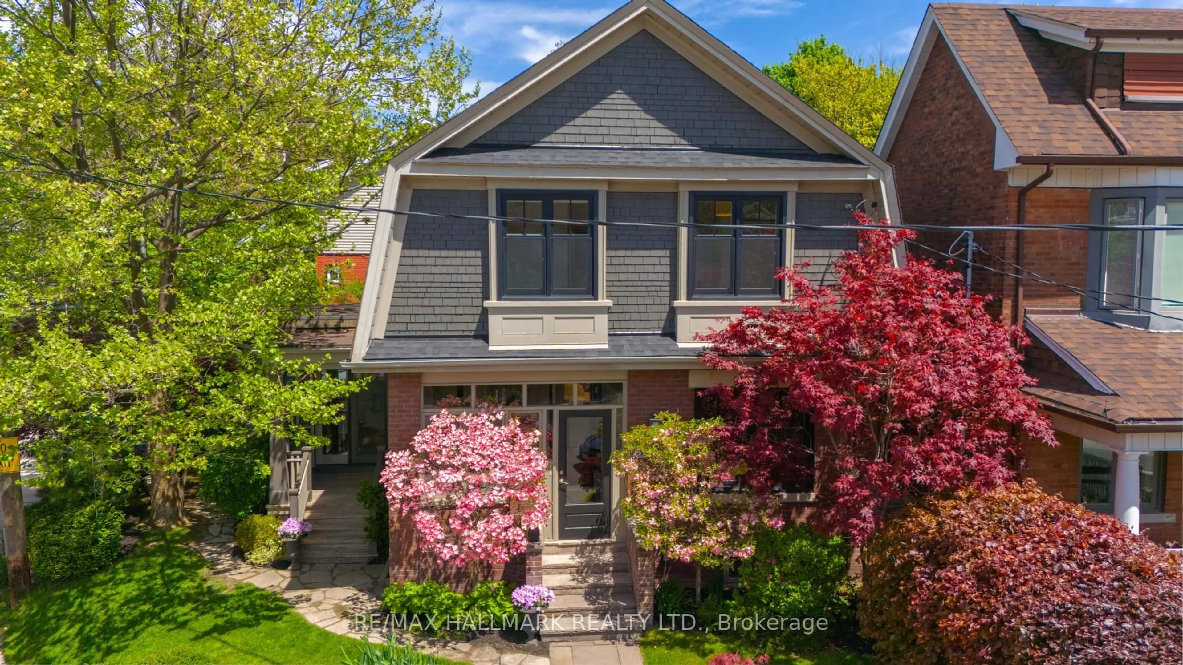 Home with vinyl exterior material, street for 51 Ingham Ave, Toronto Ontario M4K 2W6