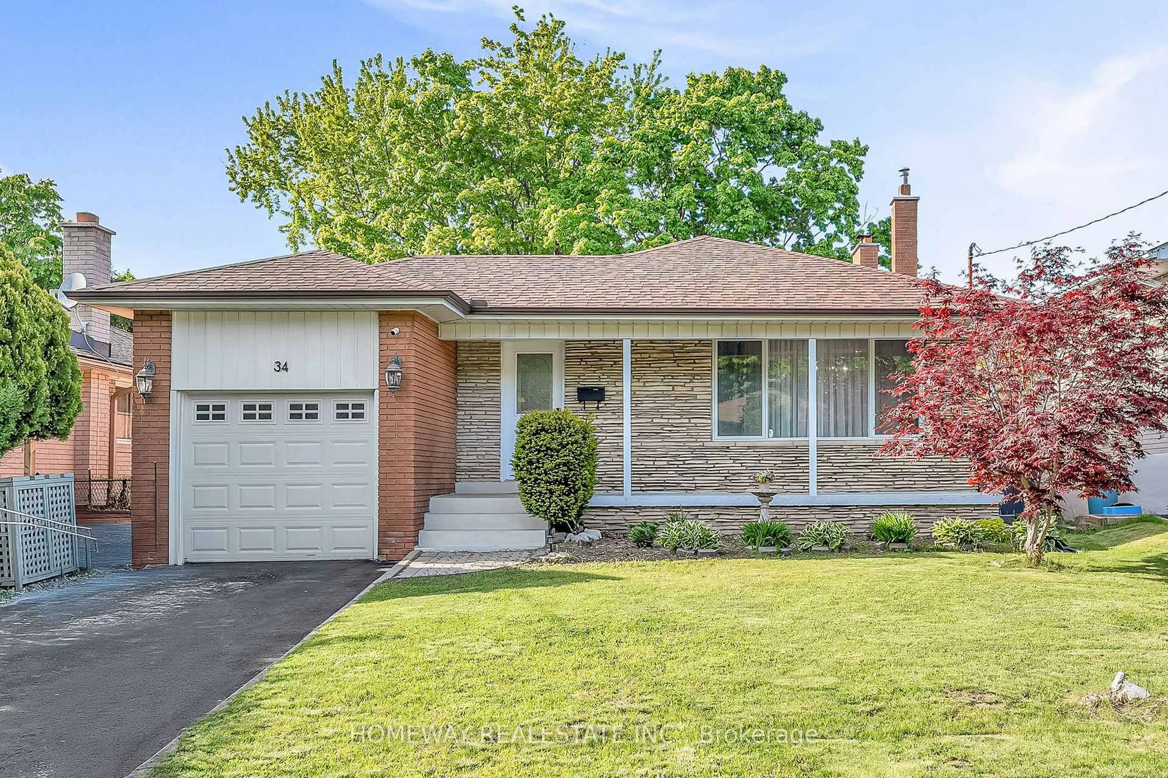 Home with brick exterior material, street for 34 Alpaca Dr, Toronto Ontario M1J 2Z7