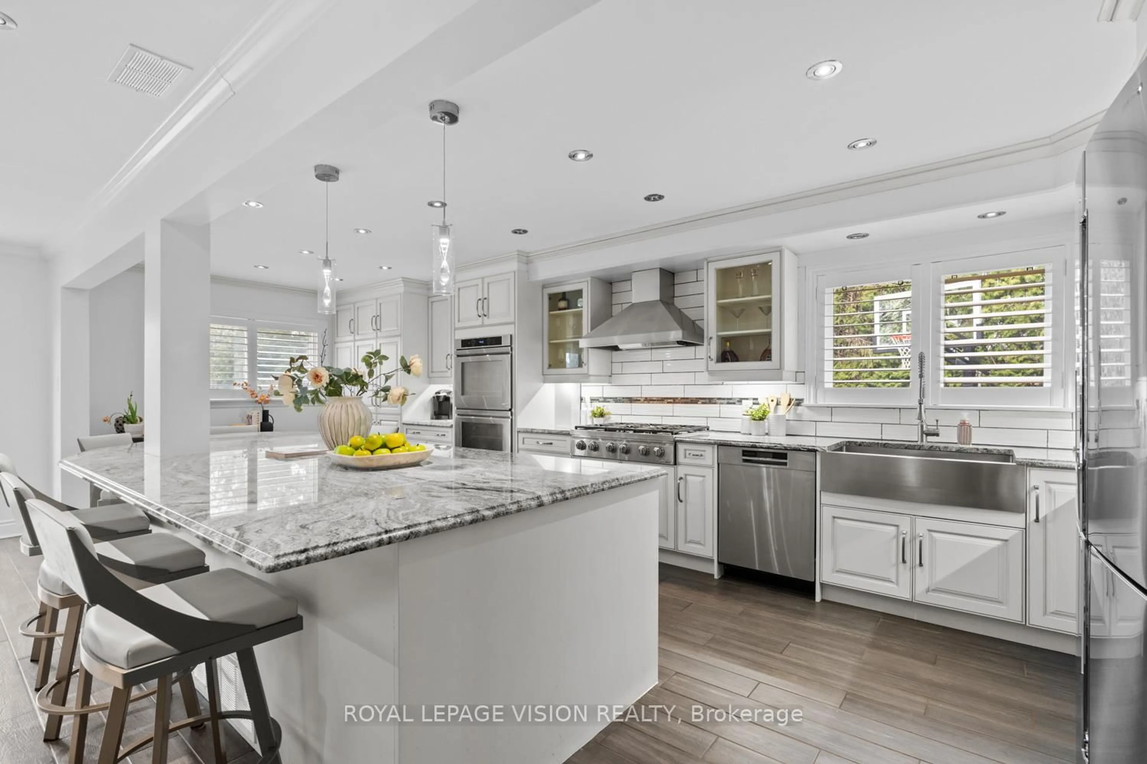 Contemporary kitchen, ceramic/tile floor for 81 Shellamwood Tr, Toronto Ontario M1S 2M9