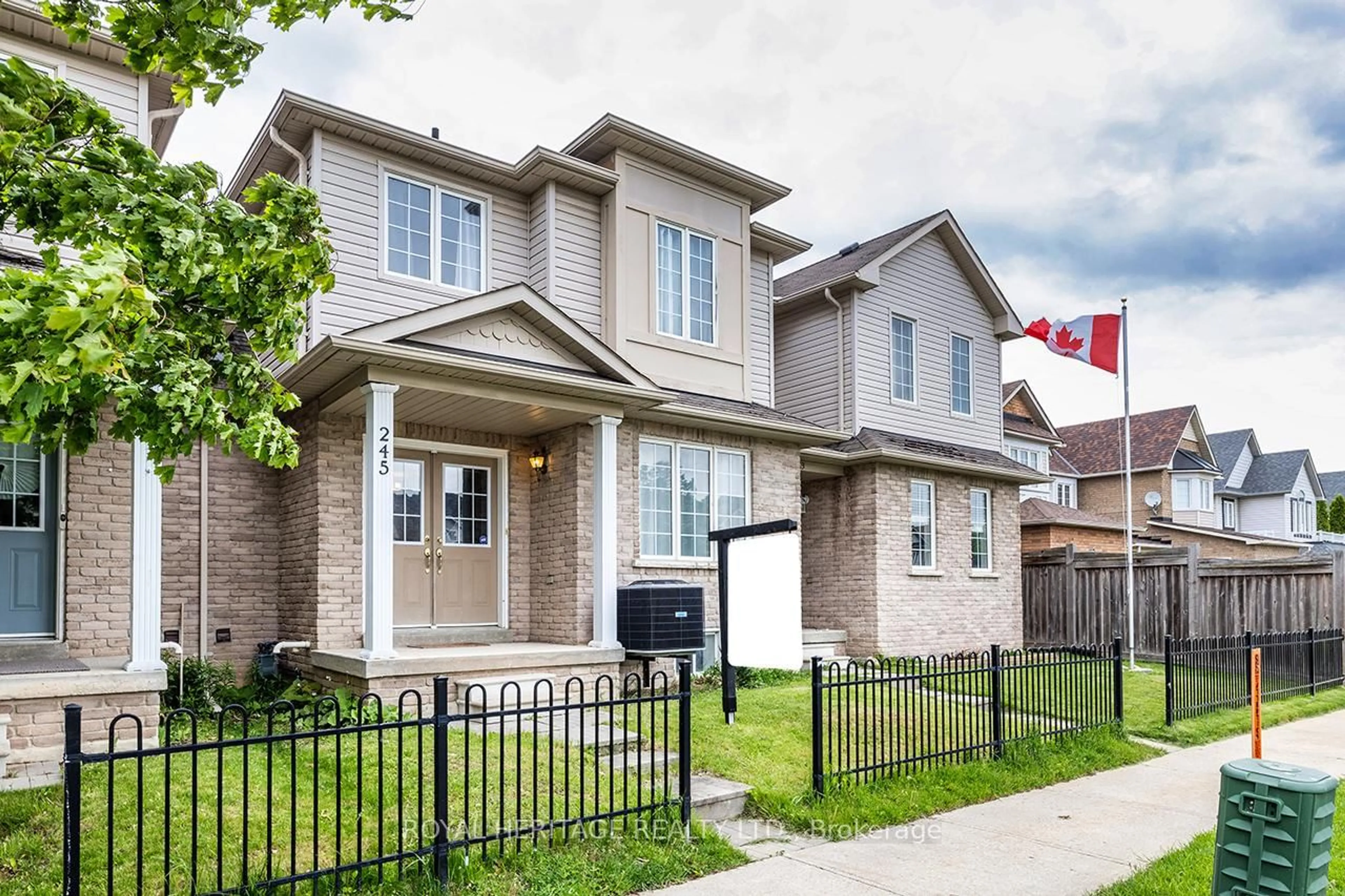 Home with brick exterior material, street for 245 Sprucewood Cres, Clarington Ontario L1C 5H1