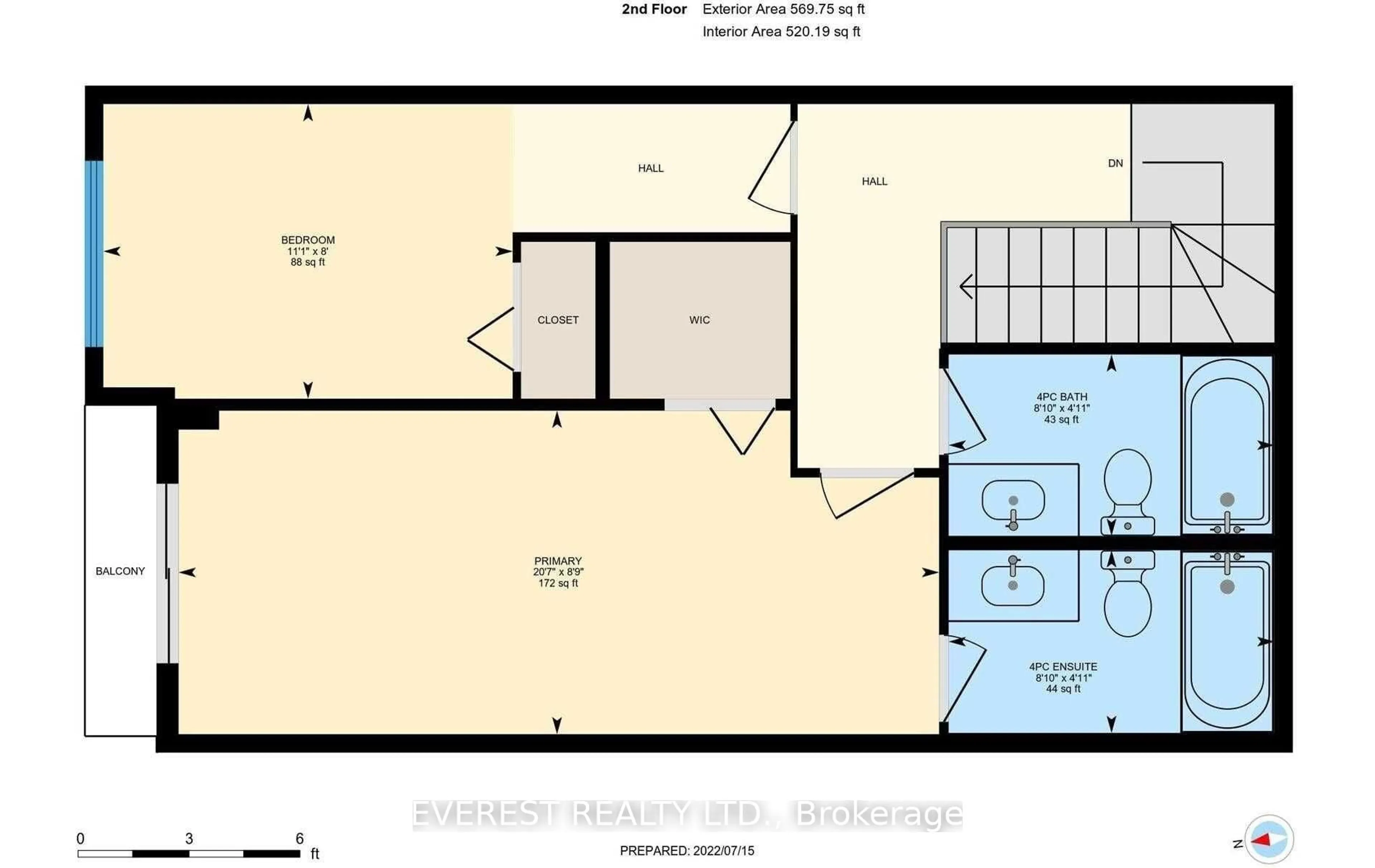 Floor plan for 45 Strangford Lane #313, Toronto Ontario M1L 0E5